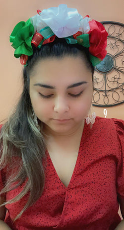 Image of Precious Cultural Headbands - Handmade Ribbon Headbands - Costume Headpieces