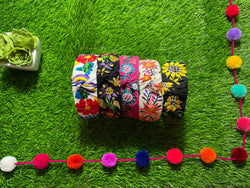 Image of Hand Embroidered Sunflower Headbands - Artisanal Headbands - Handcrafted Headbands
