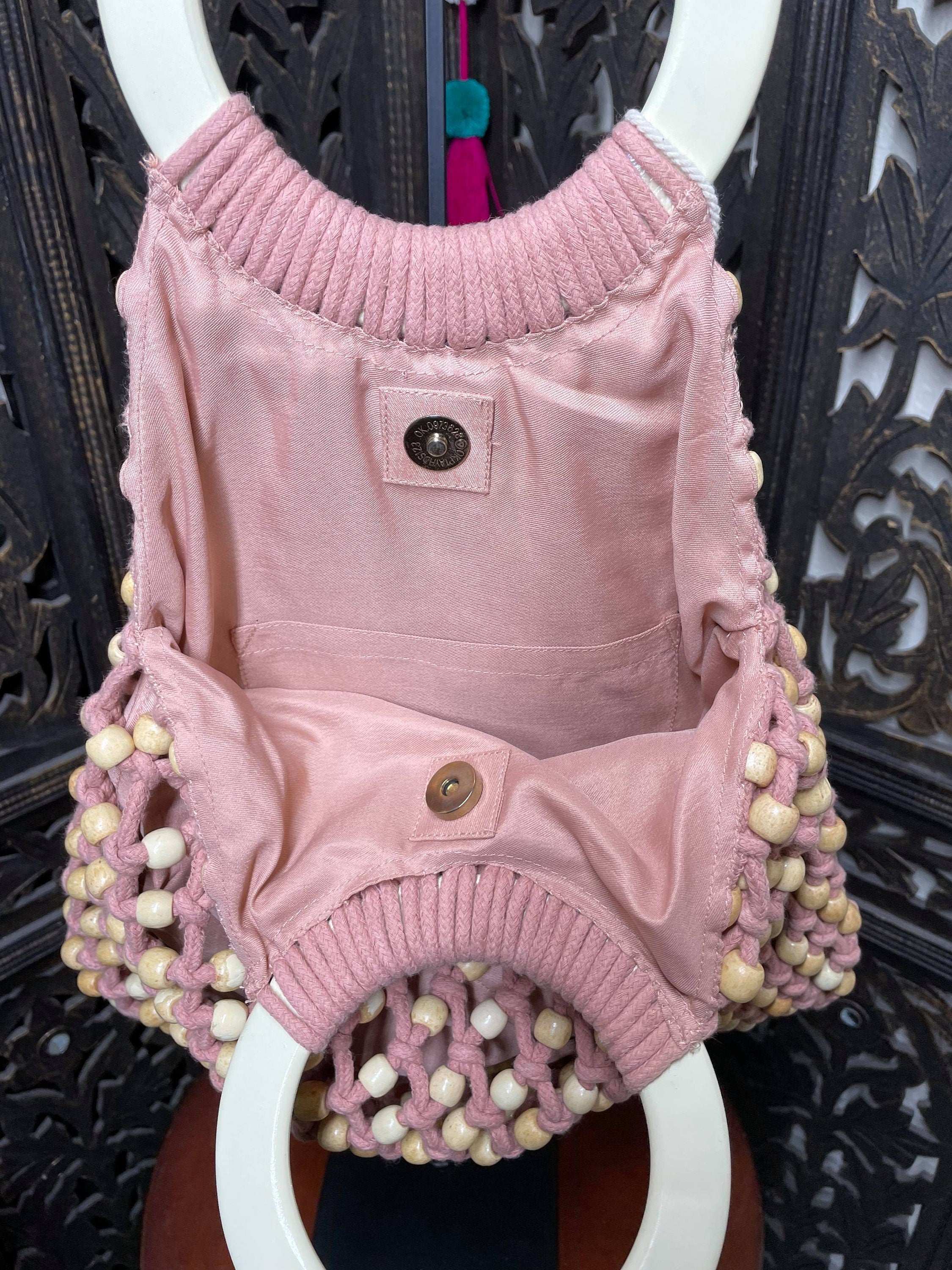 Image of Beautiful Handmade Beaded Boho Purse