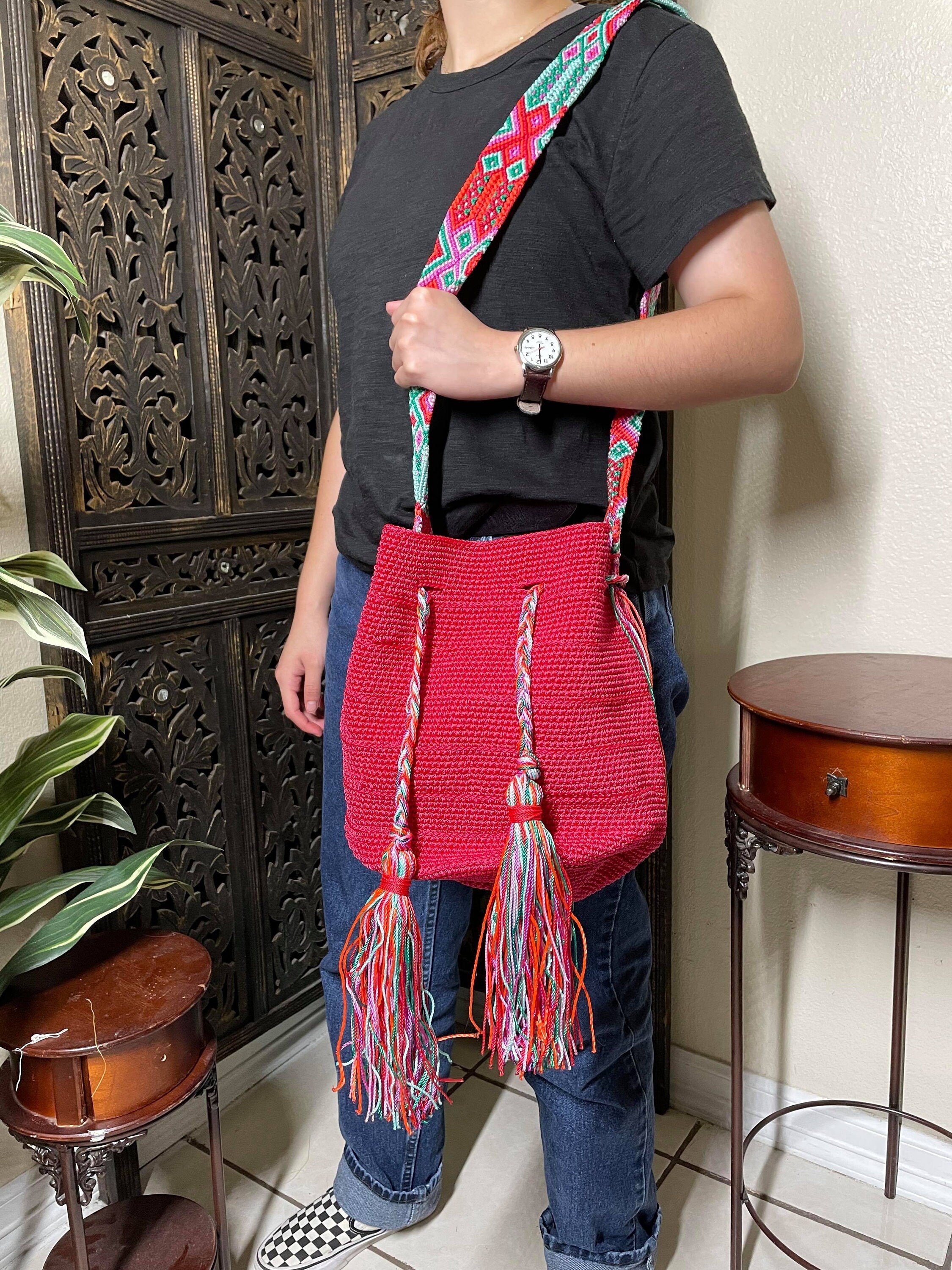 Image of Handwoven Artisanal Tote Bag - Boho Bag