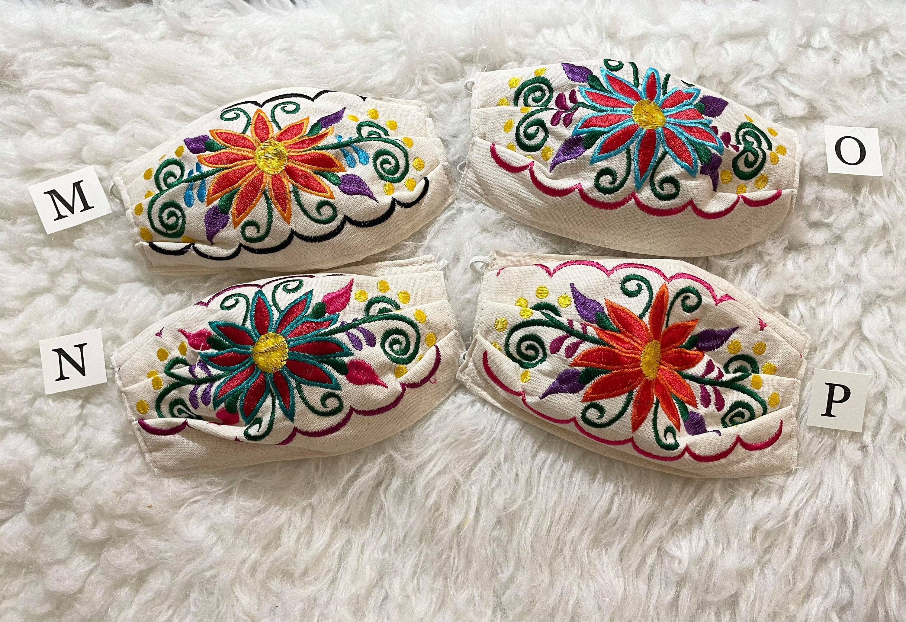 Artisanal Embroidered Face Masks - Handmade Face Masks