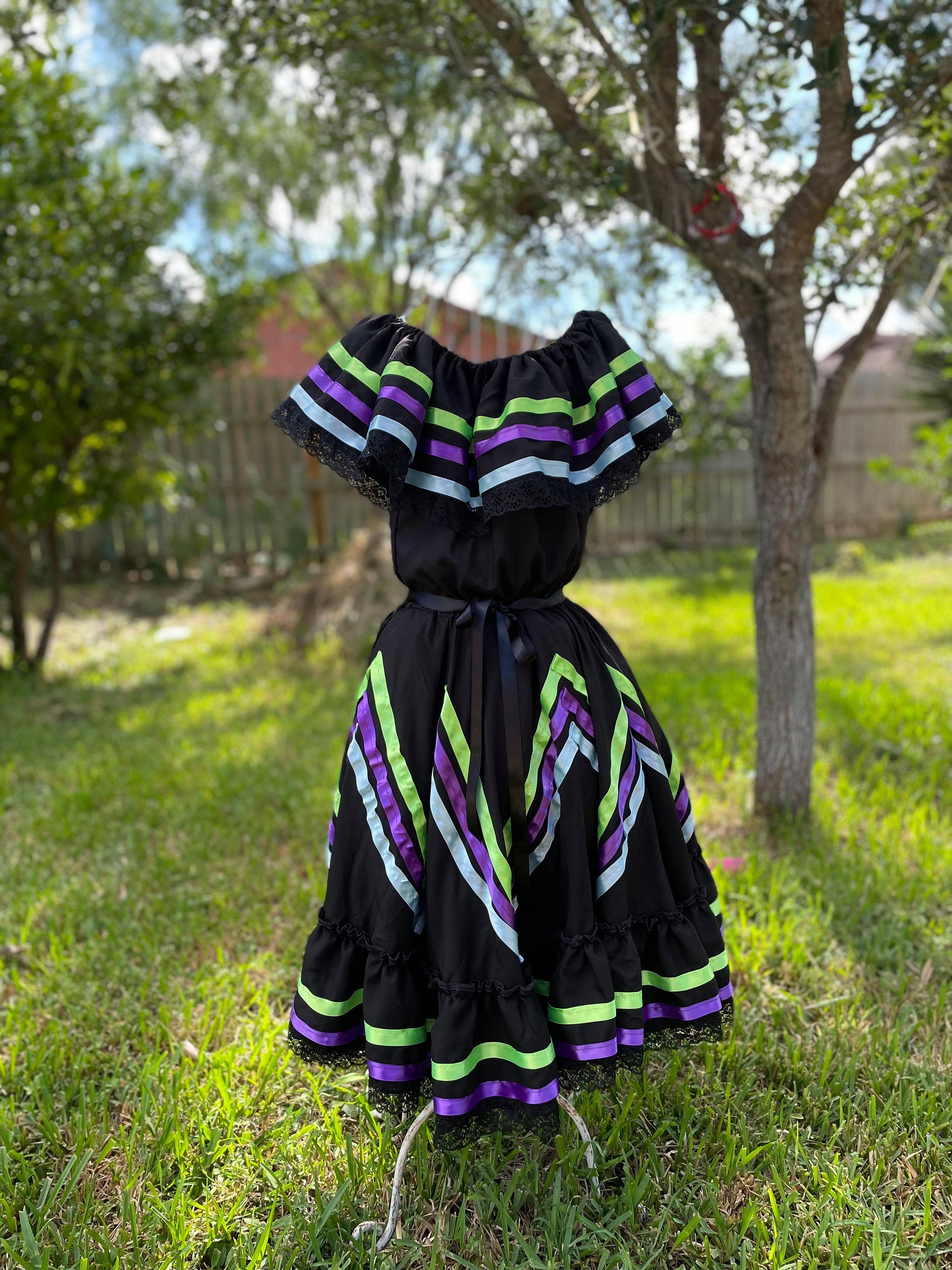 Halloween Handmade Katrina Dress - Mexican Culture Costume - Handmade Dresses