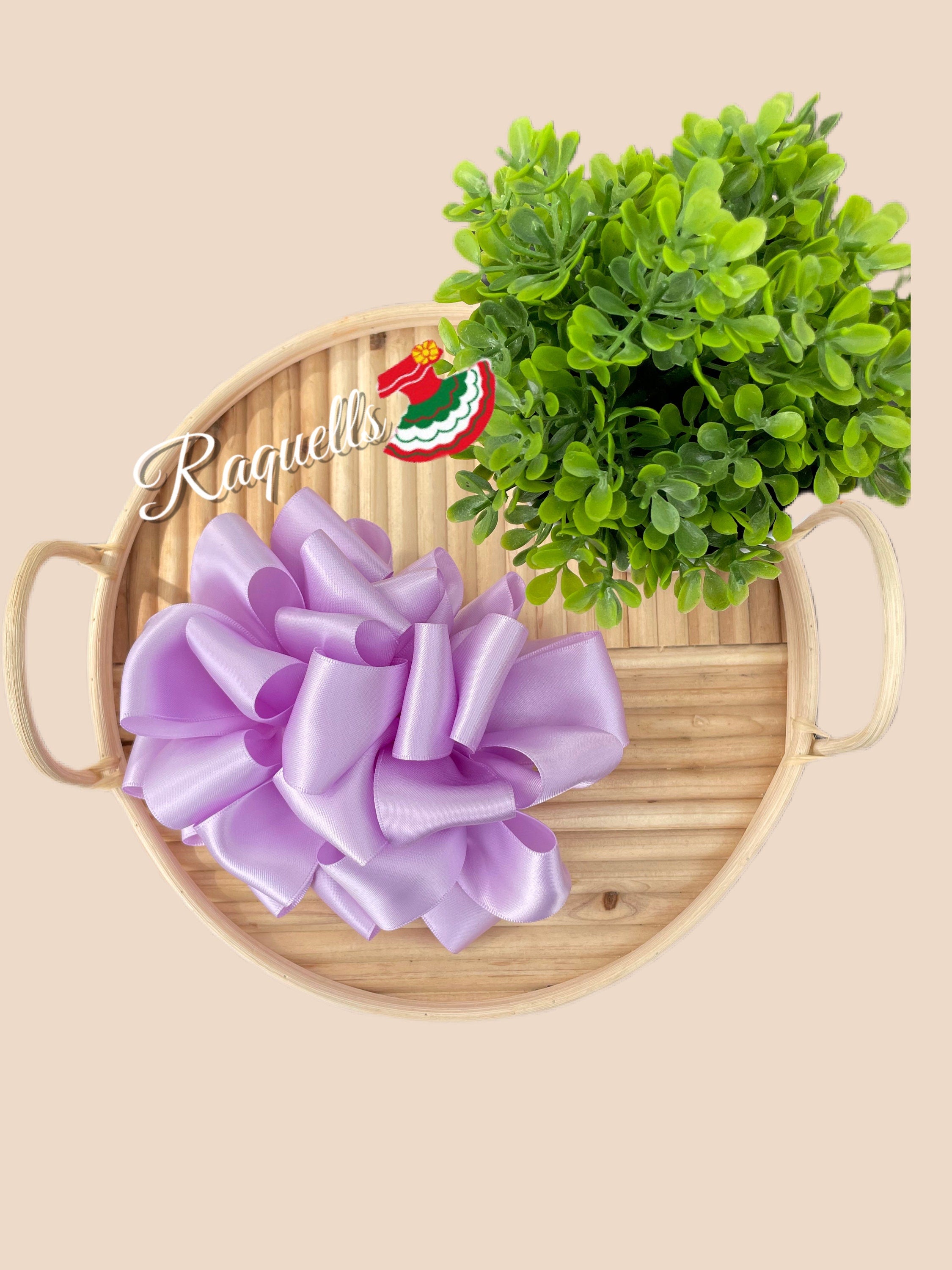 Image of Beautiful Traditional Mexican Hair Bows - Handmade Satin Large Hairbows