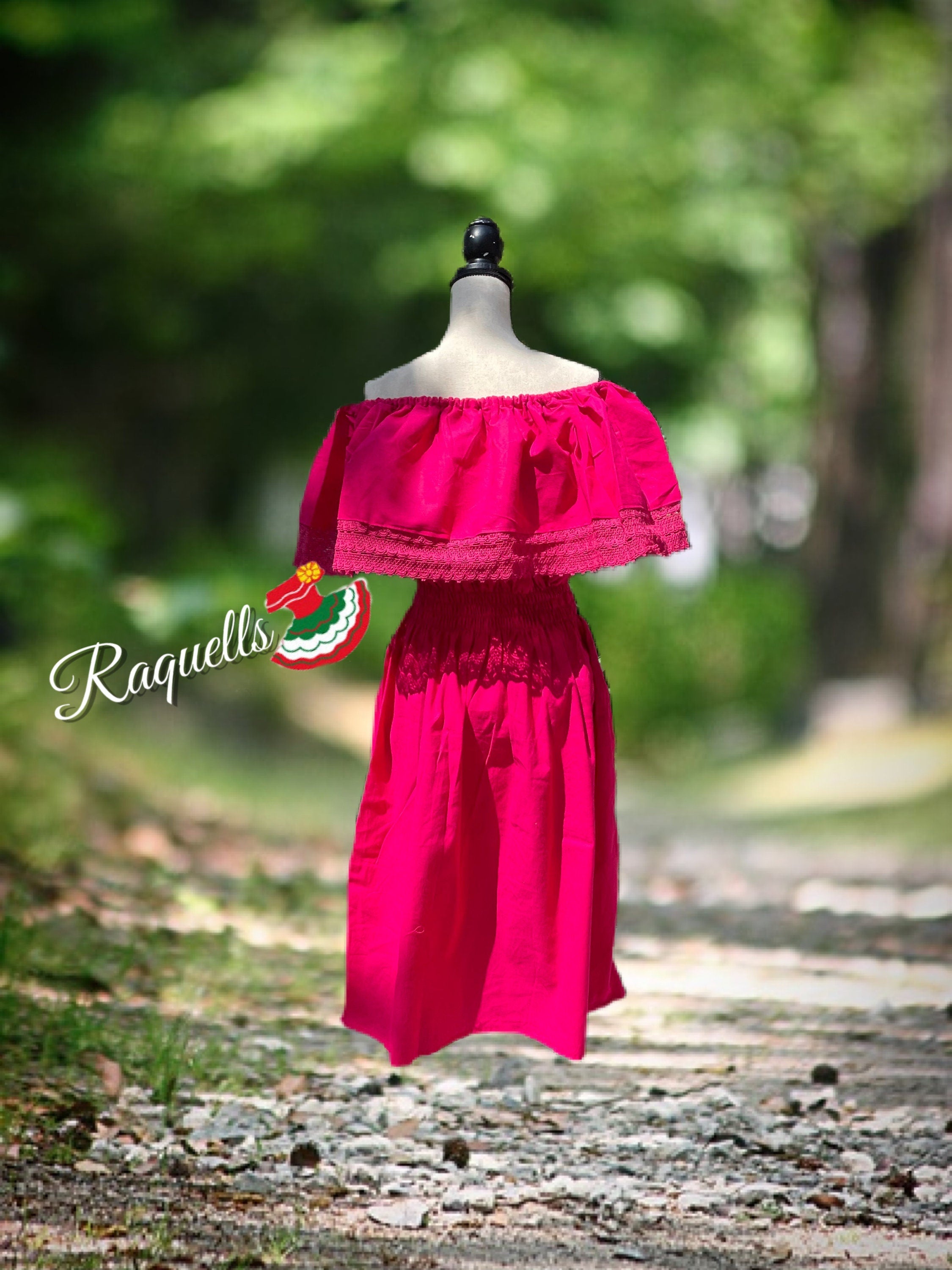 Image of Beautiful Artisan Embroidered Floral Dresses - Handmade Dresses - Mexican Dresses