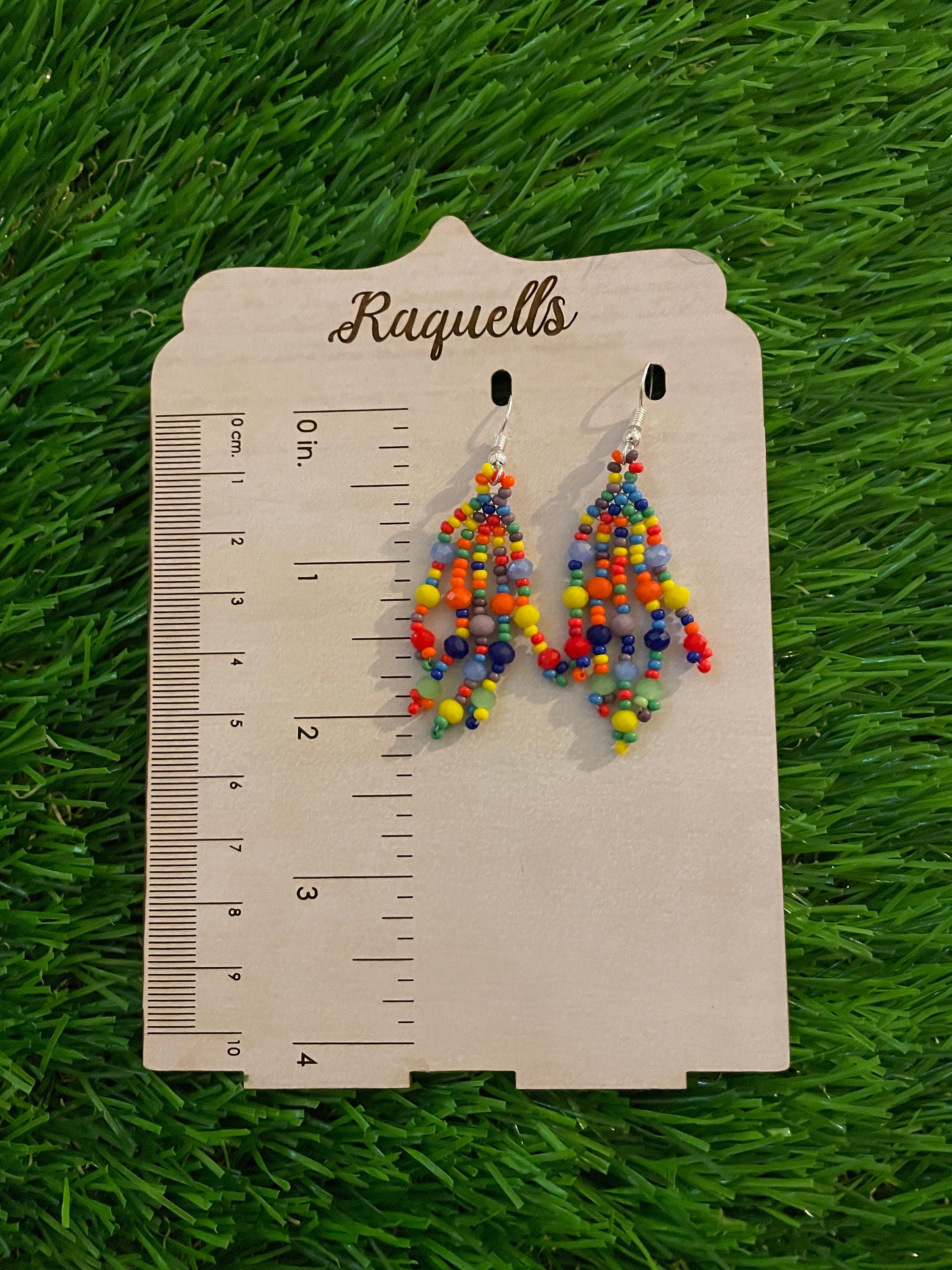 Image of Beautiful Artisanal Mexican Beaded Jewelry Set - 3 Piece Set - Made by our Chiapas Artisan Partners