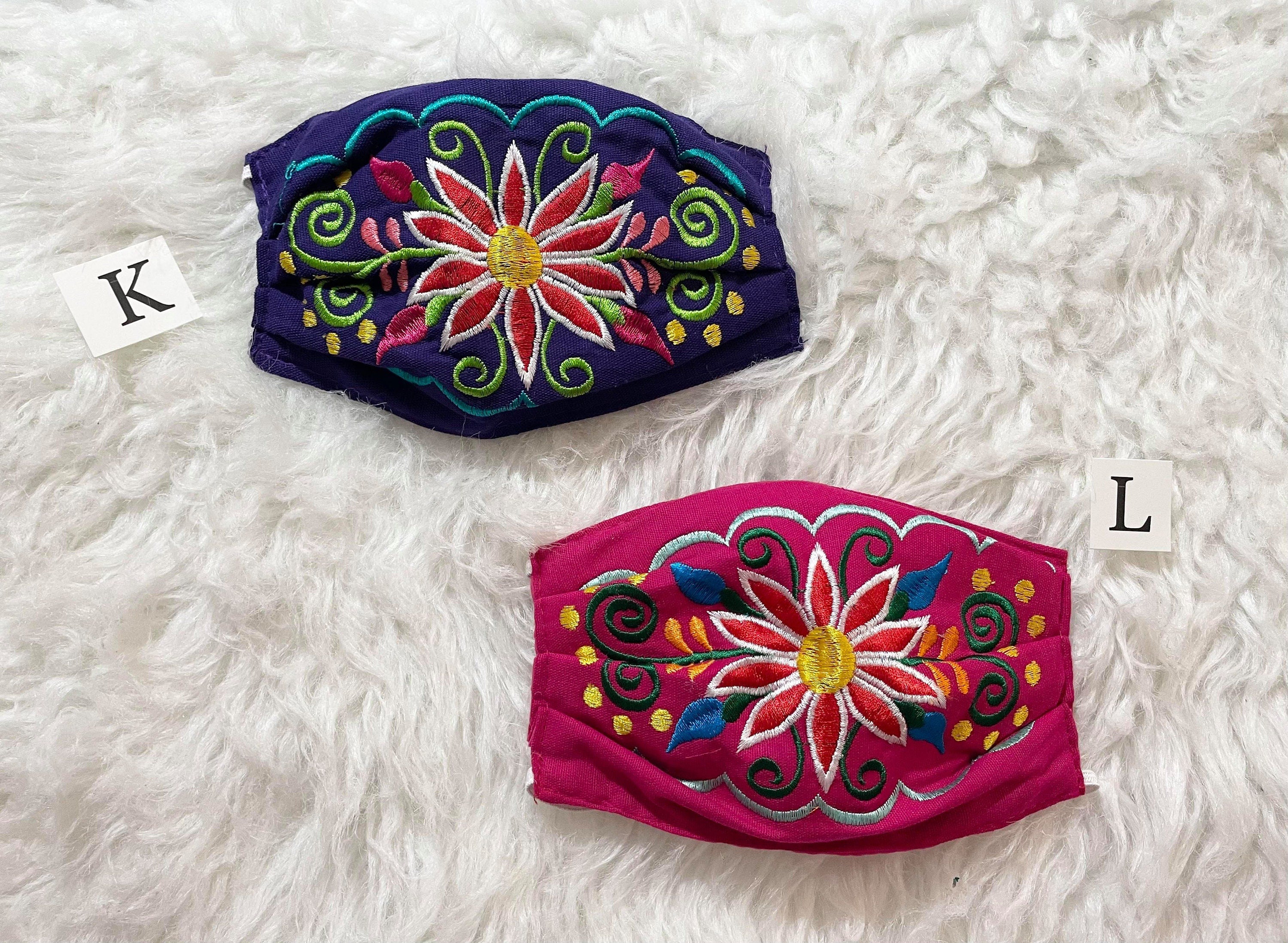 Image of Artisanal Embroidered Face Masks - Handmade Face Masks