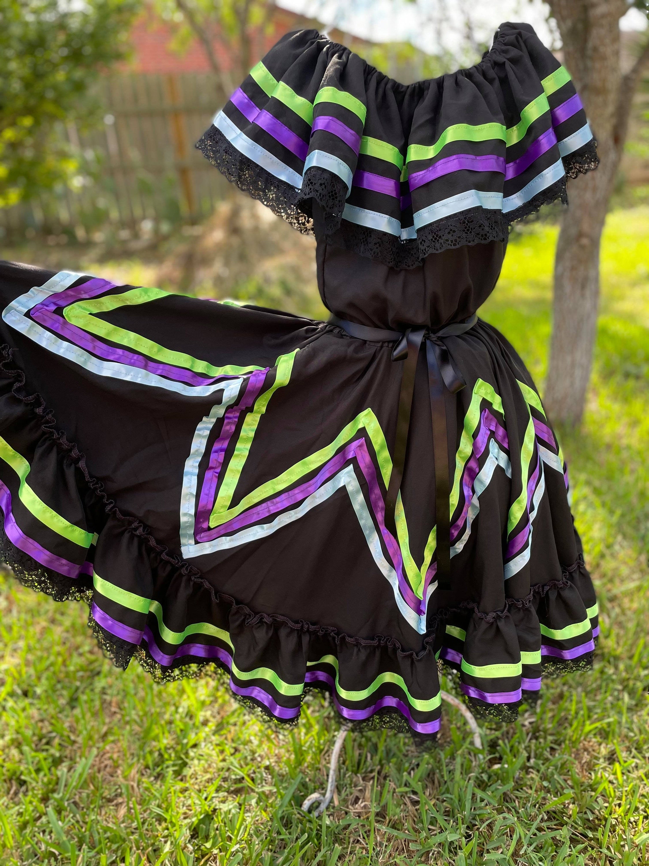 Halloween Handmade Katrina Dress - Mexican Culture Costume - Handmade Dresses