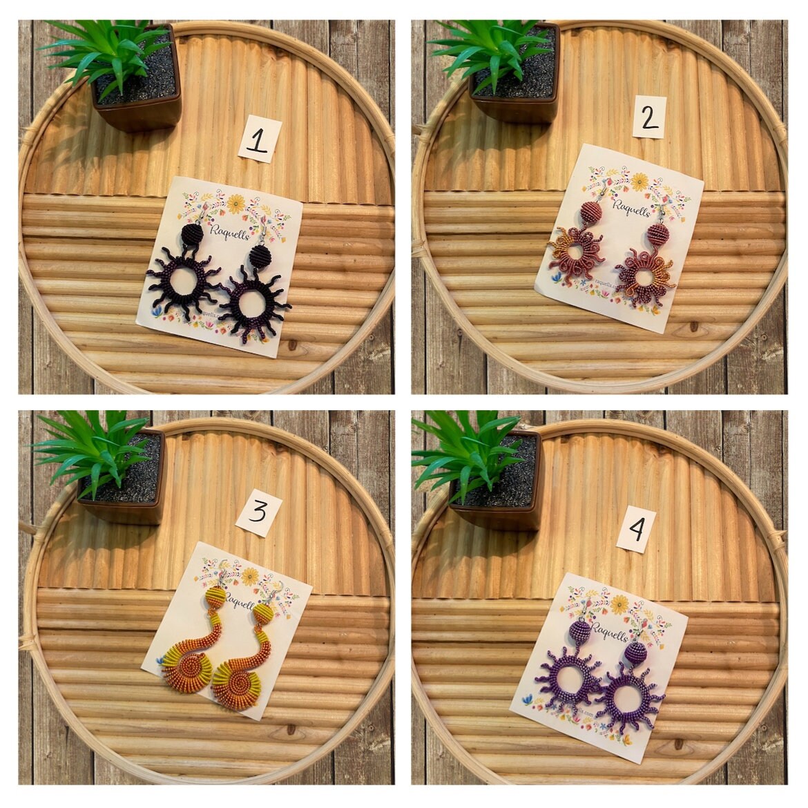 Image of Beautiful Handmade Earrings - Artisan Made Earrings from Guadalajara, Mexico