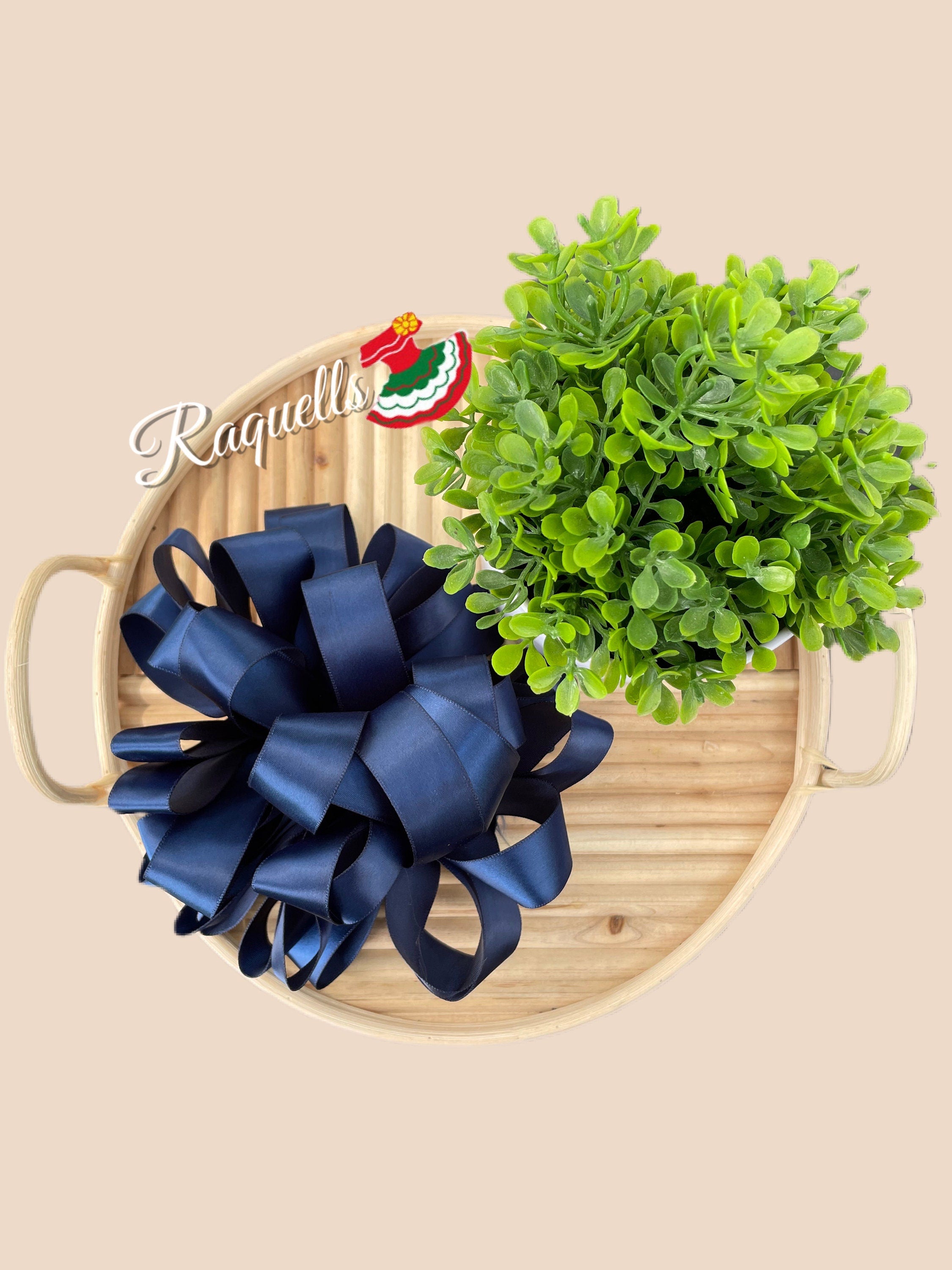 Image of Beautiful Traditional Mexican Hair Bows - Handmade Satin Large Hairbows