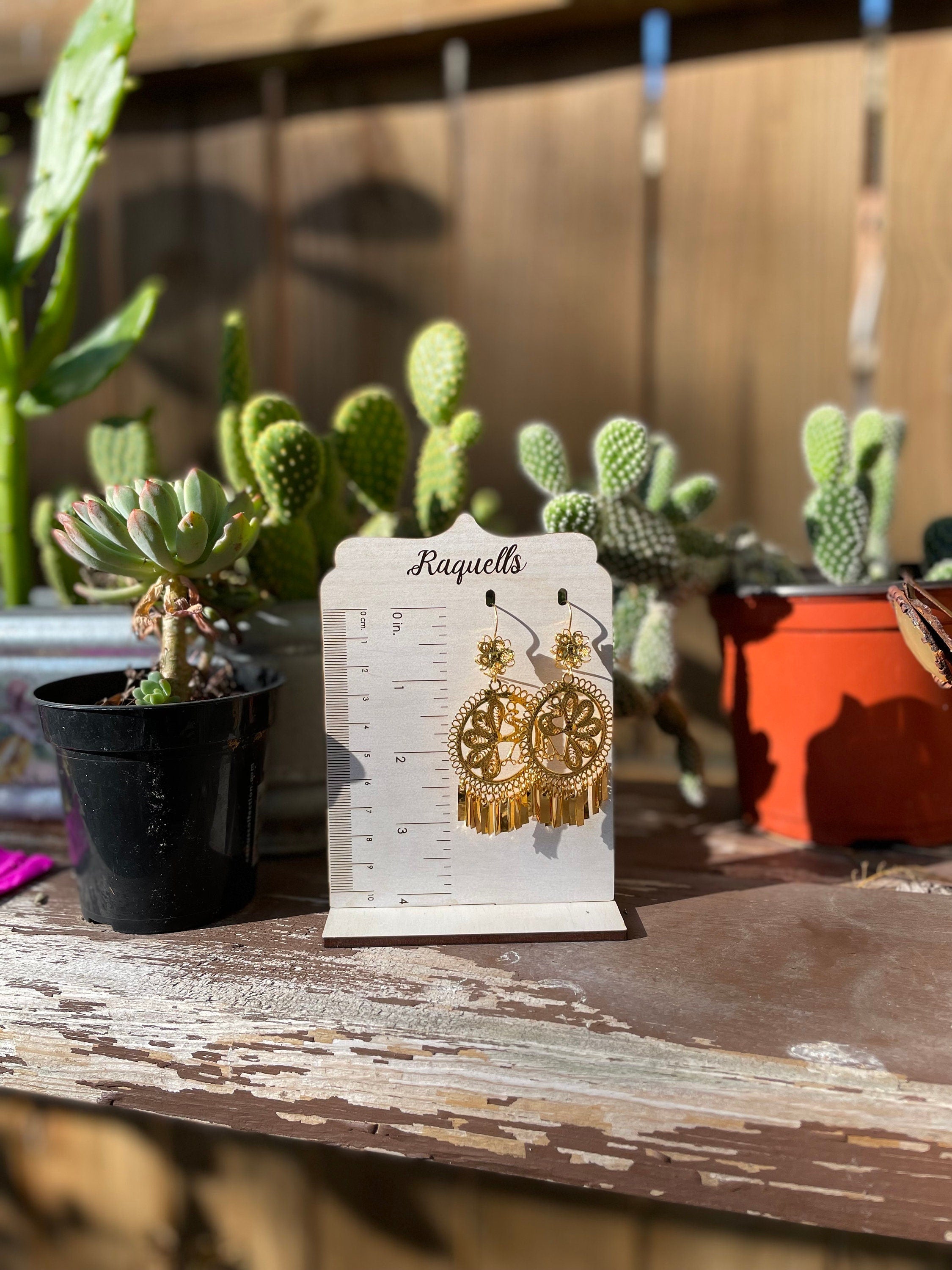 Image of Peacock Mexican Artisanal Earrings - Beautiful Folkloric Earrings made by our Oaxaca Artisan Partners
