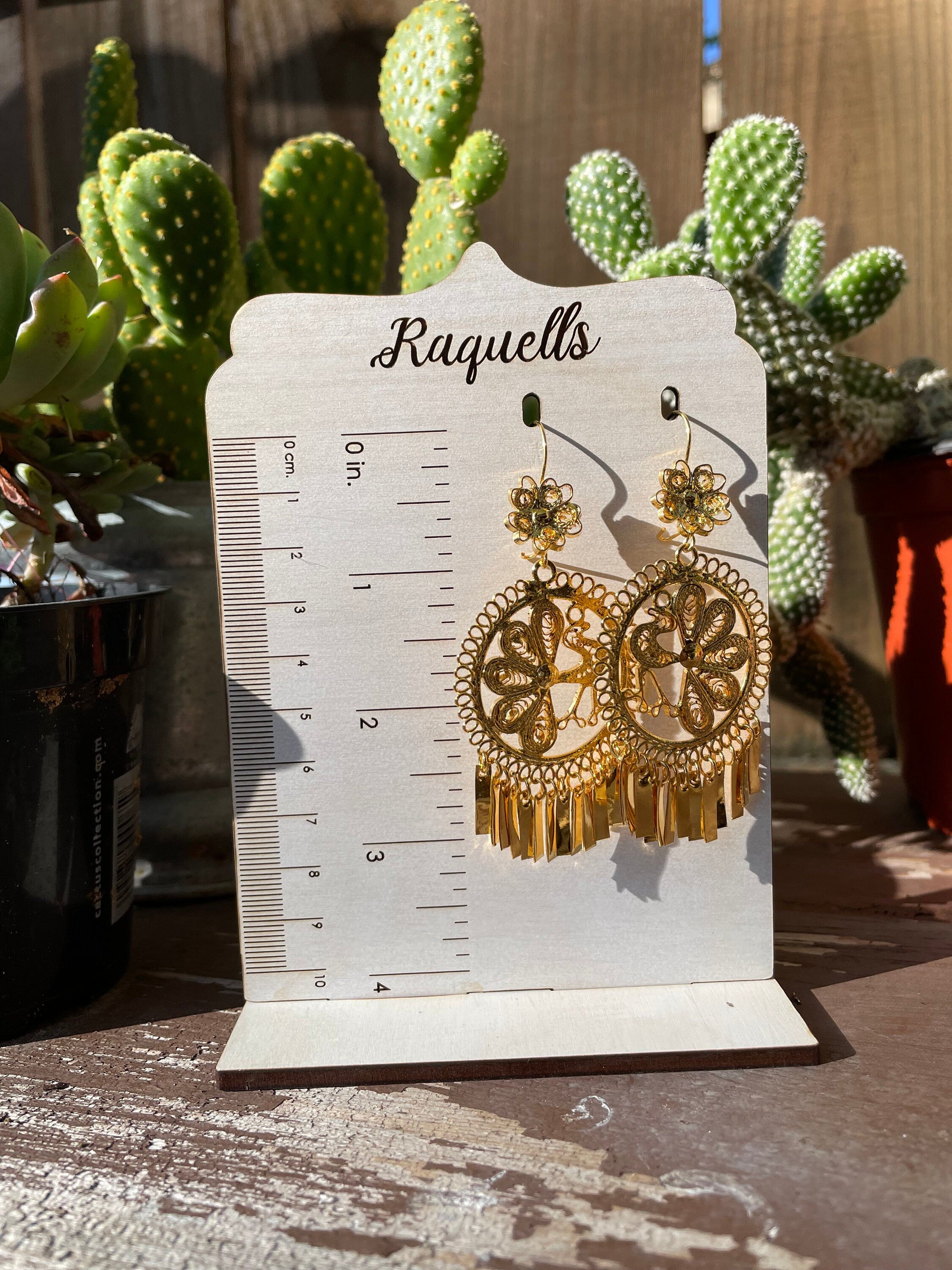 Image of Peacock Mexican Artisanal Earrings - Beautiful Folkloric Earrings made by our Oaxaca Artisan Partners