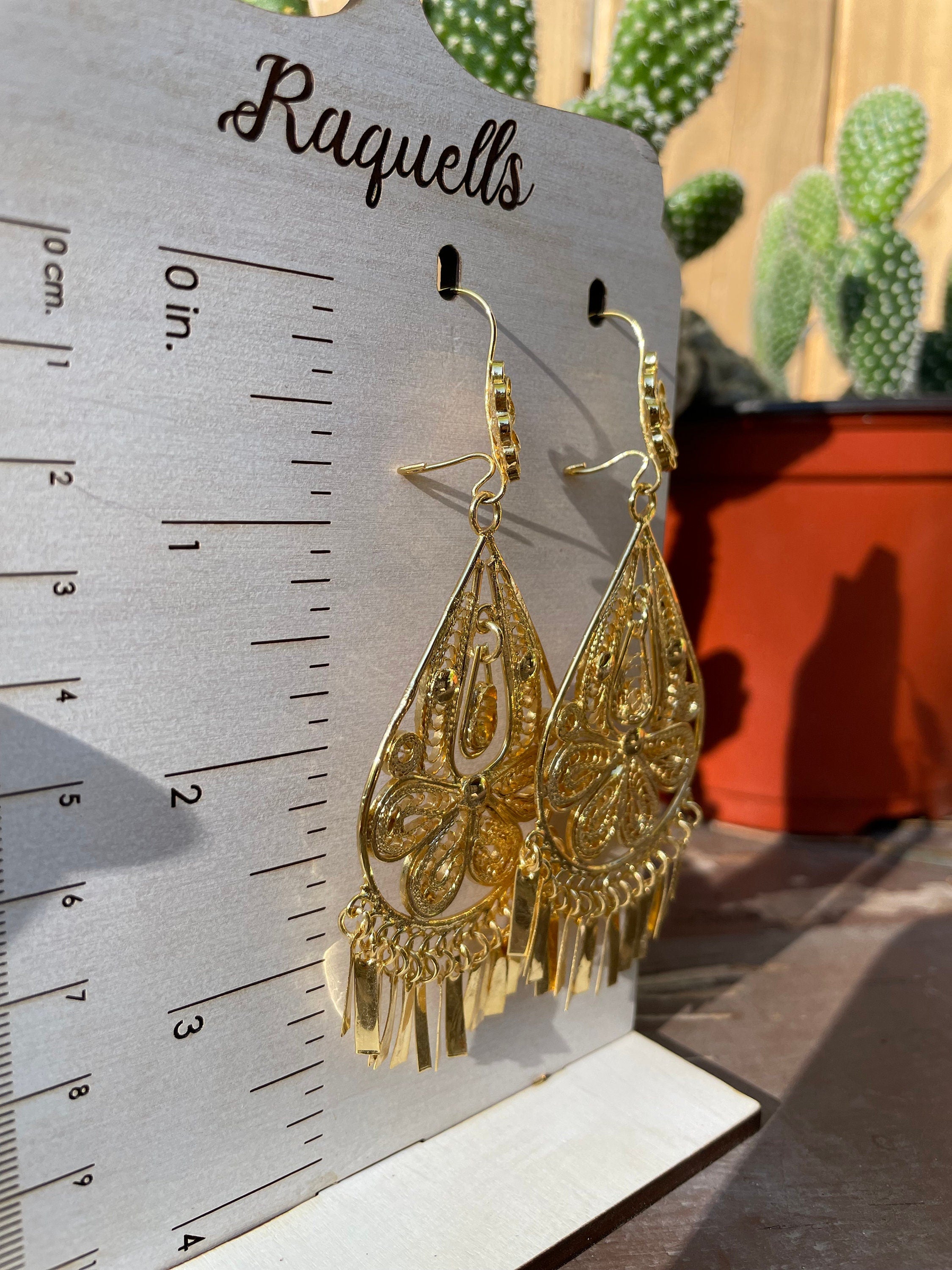 Image of Traditional Mexican Artisanal Earrings - Beautiful Folkloric Earrings made by our Oaxaca Artisan Partners