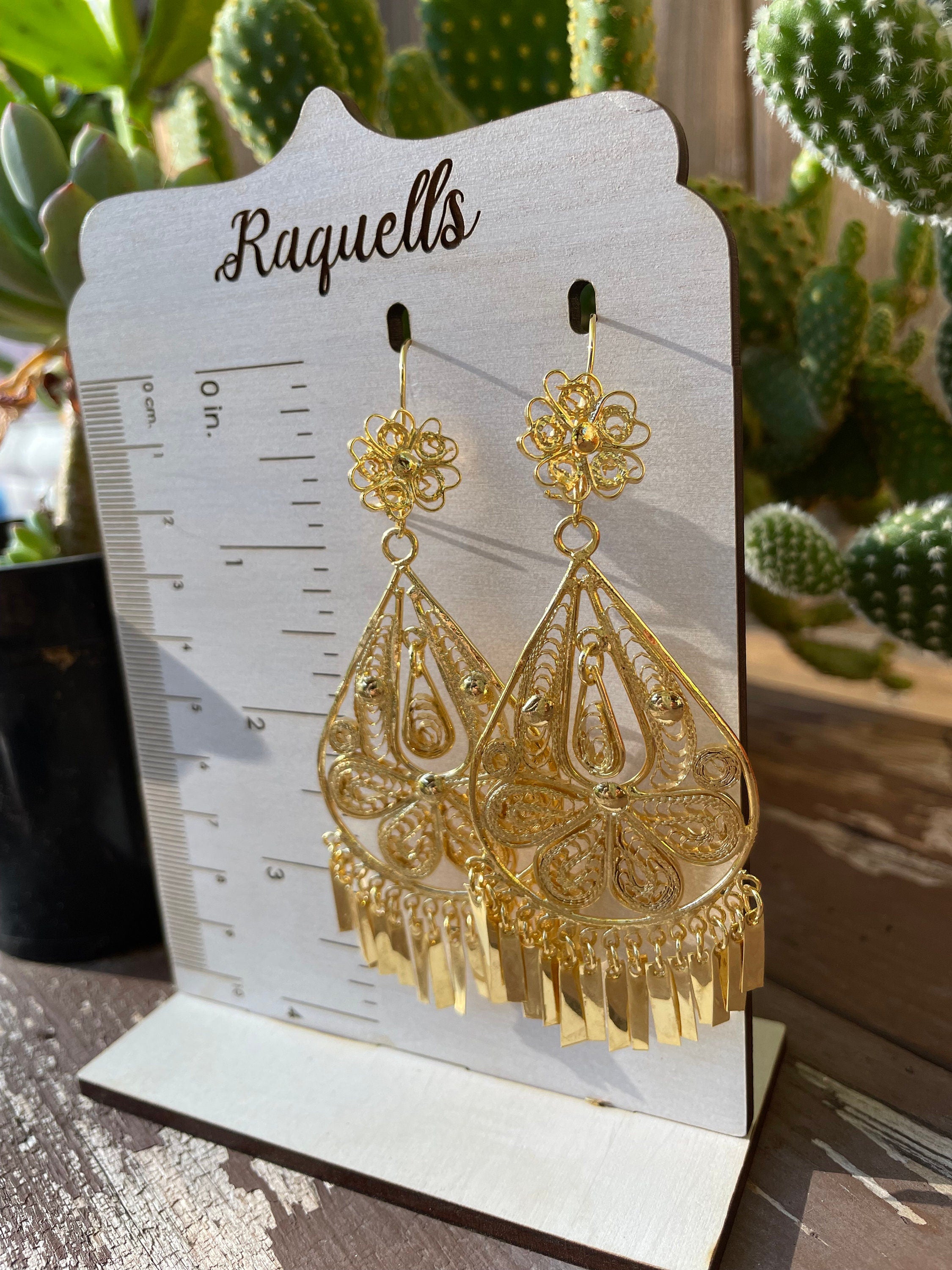 Image of Traditional Mexican Artisanal Earrings - Beautiful Folkloric Earrings made by our Oaxaca Artisan Partners