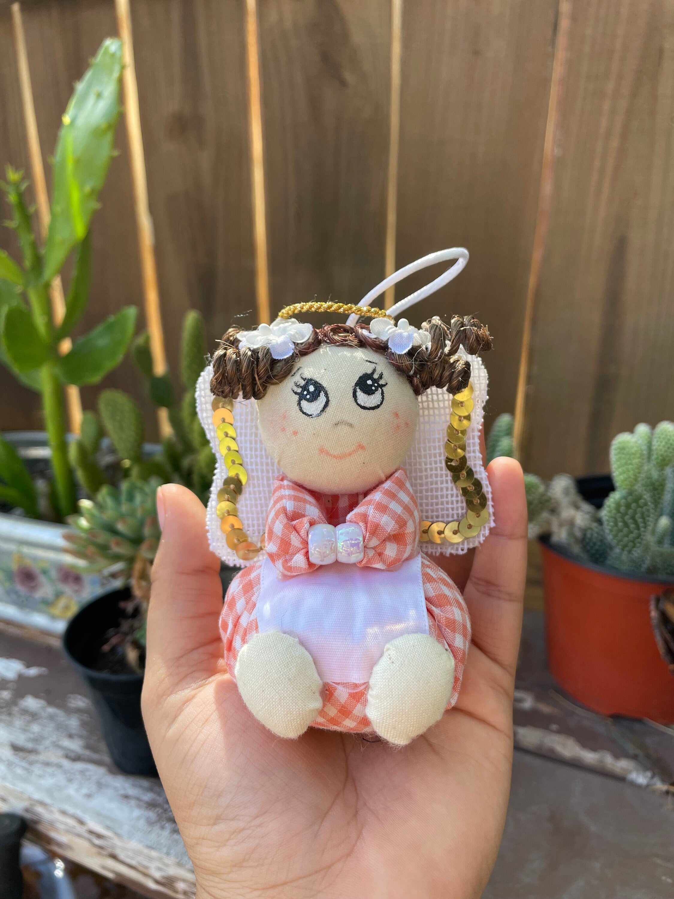 Image of Handmade Angel Christmas Ornaments - Artisan Made Ornaments