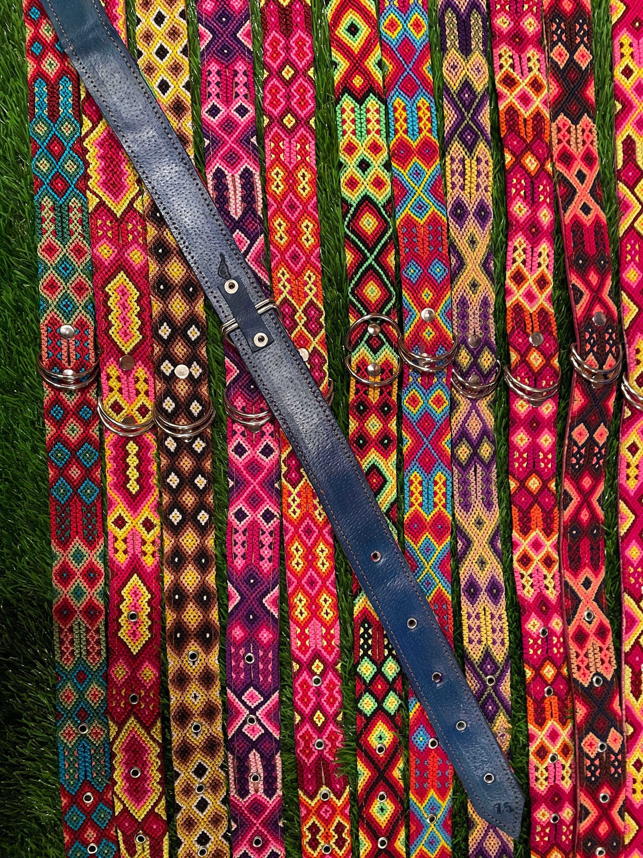 Mexican X-Large Breed Dog Collars - Artisanal Handmade Dog Collars - Leather Collars