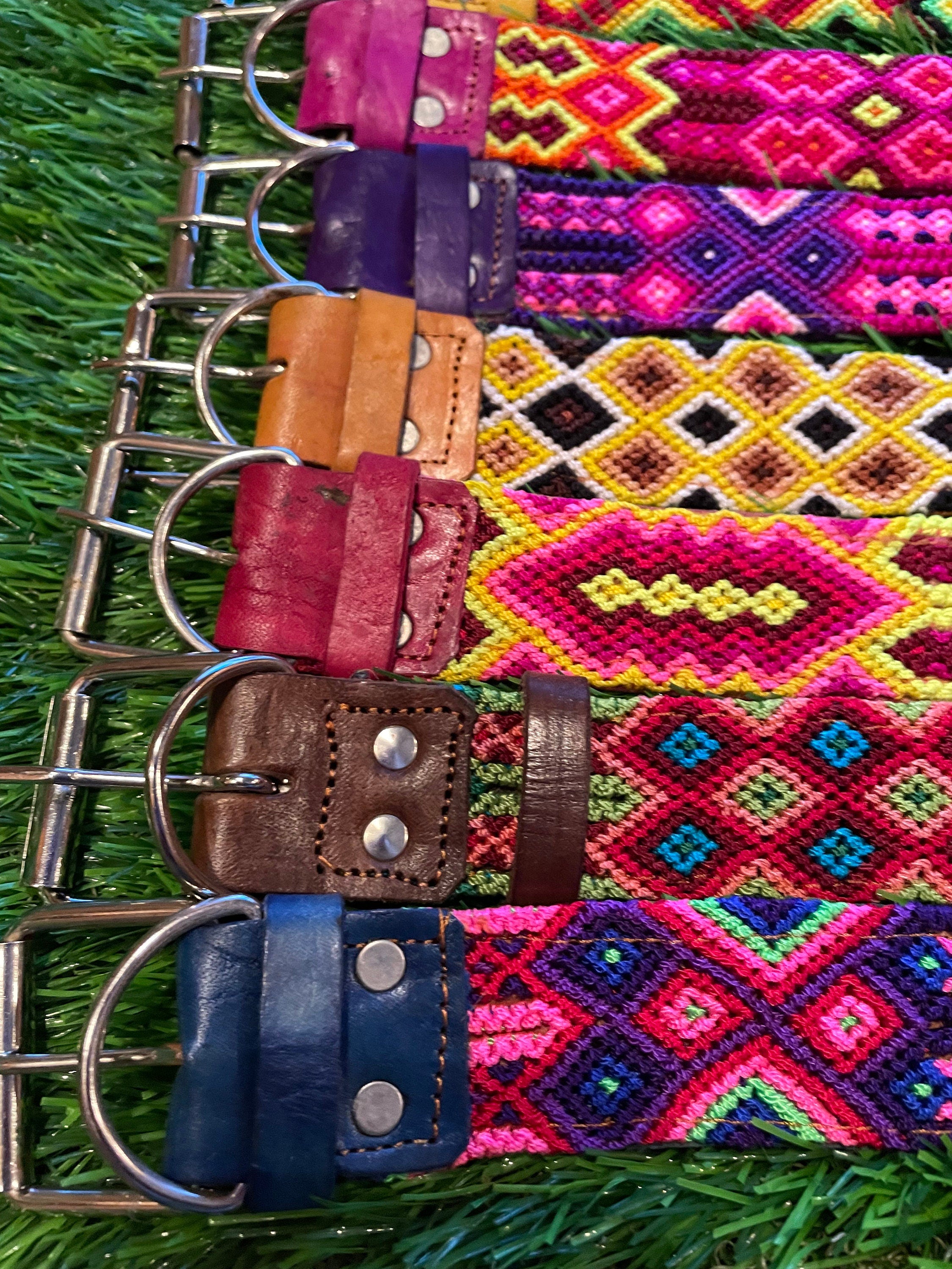 Image of Mexican X-Large Breed Dog Collars - Artisanal Handmade Dog Collars - Leather Collars