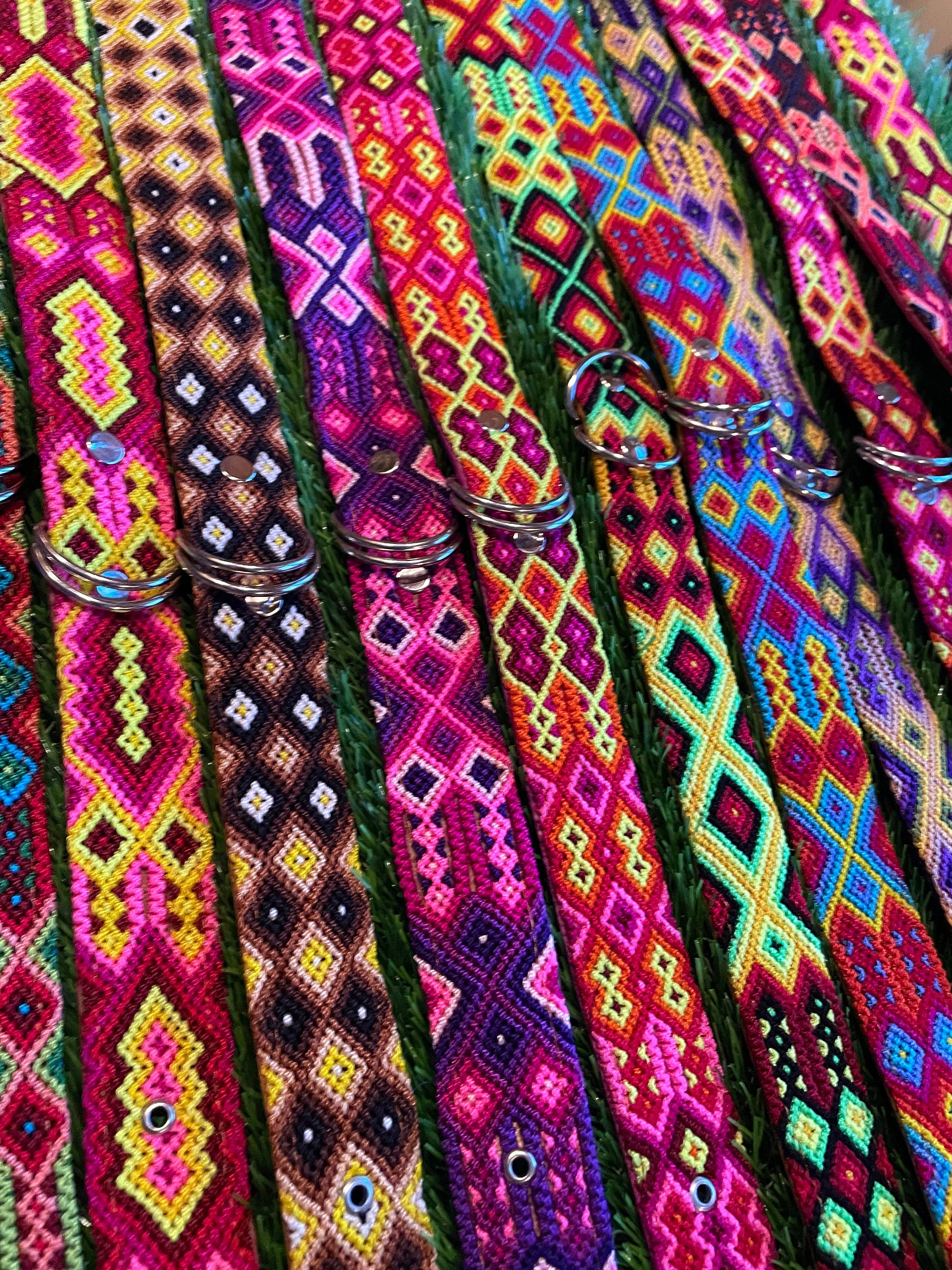 Image of Mexican X-Large Breed Dog Collars - Artisanal Handmade Dog Collars - Leather Collars