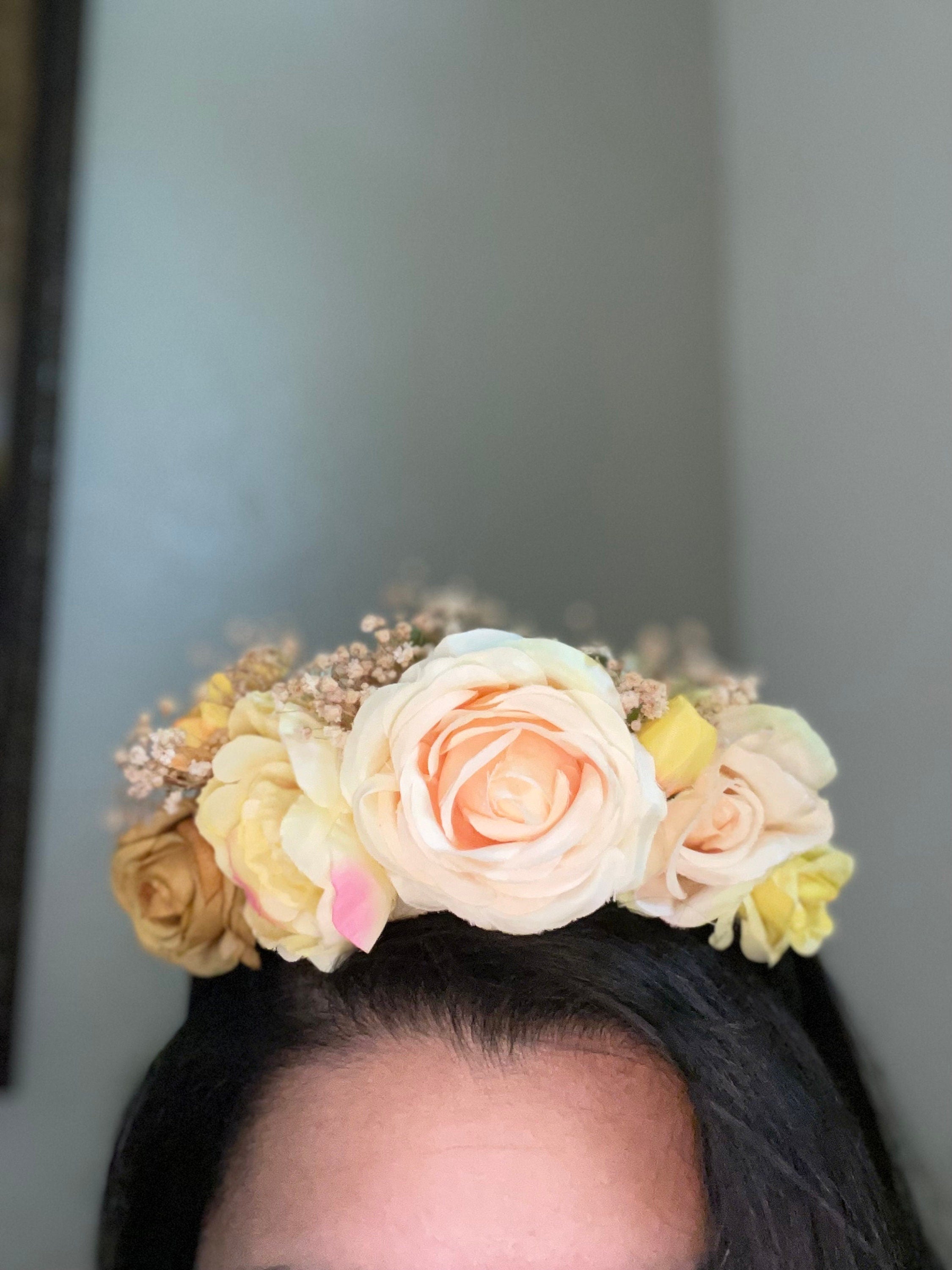 Image of Handmade Floral Head Bands - Head Piece - Artisan Made Headbands