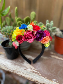 Image of Handmade Floral Head Bands - Head Piece - Artisan Made Headbands