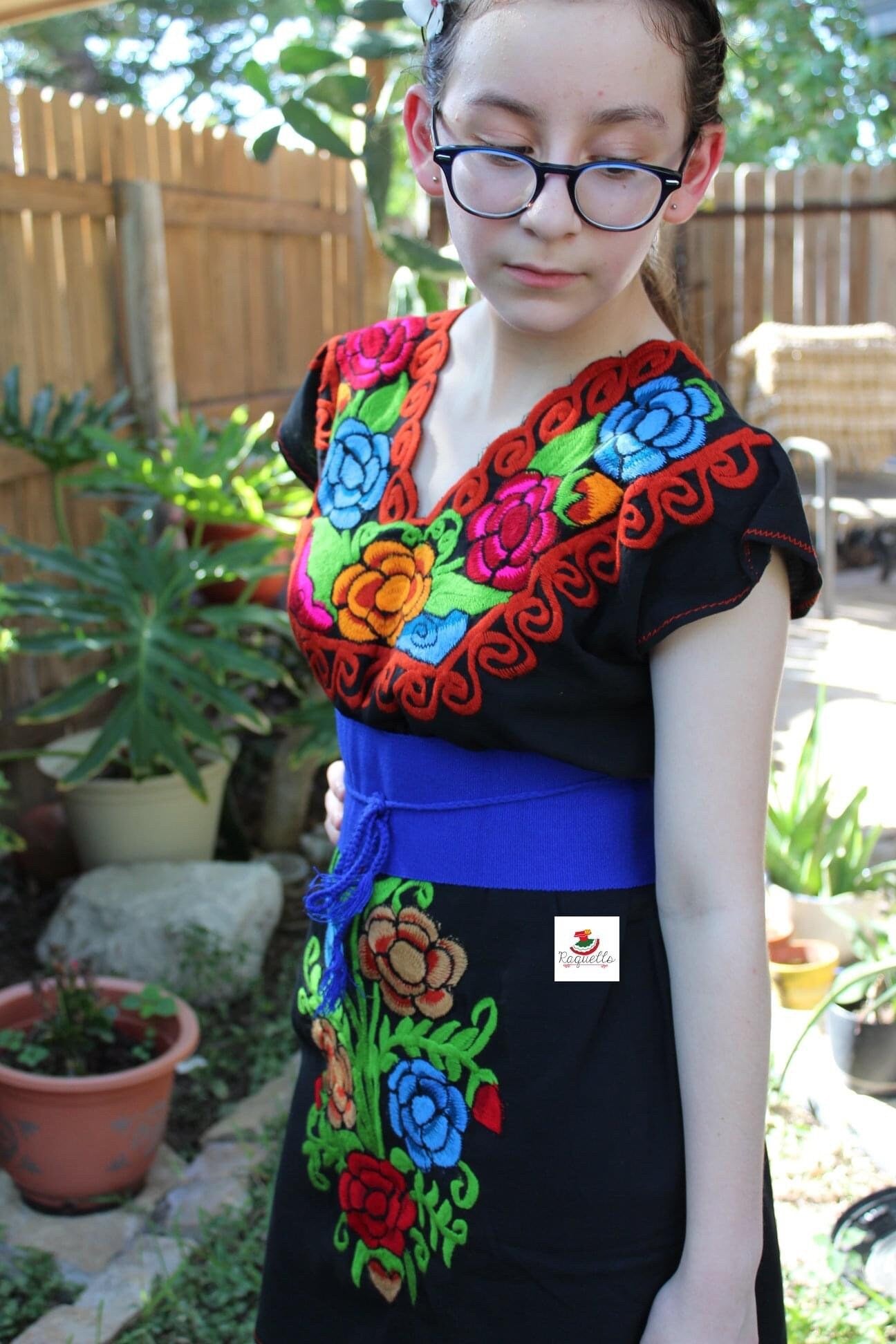 Image of Gorgeous Hand Embroidered Artisanal Dresses - Handmade Dress - Mexican Embroidered Dress