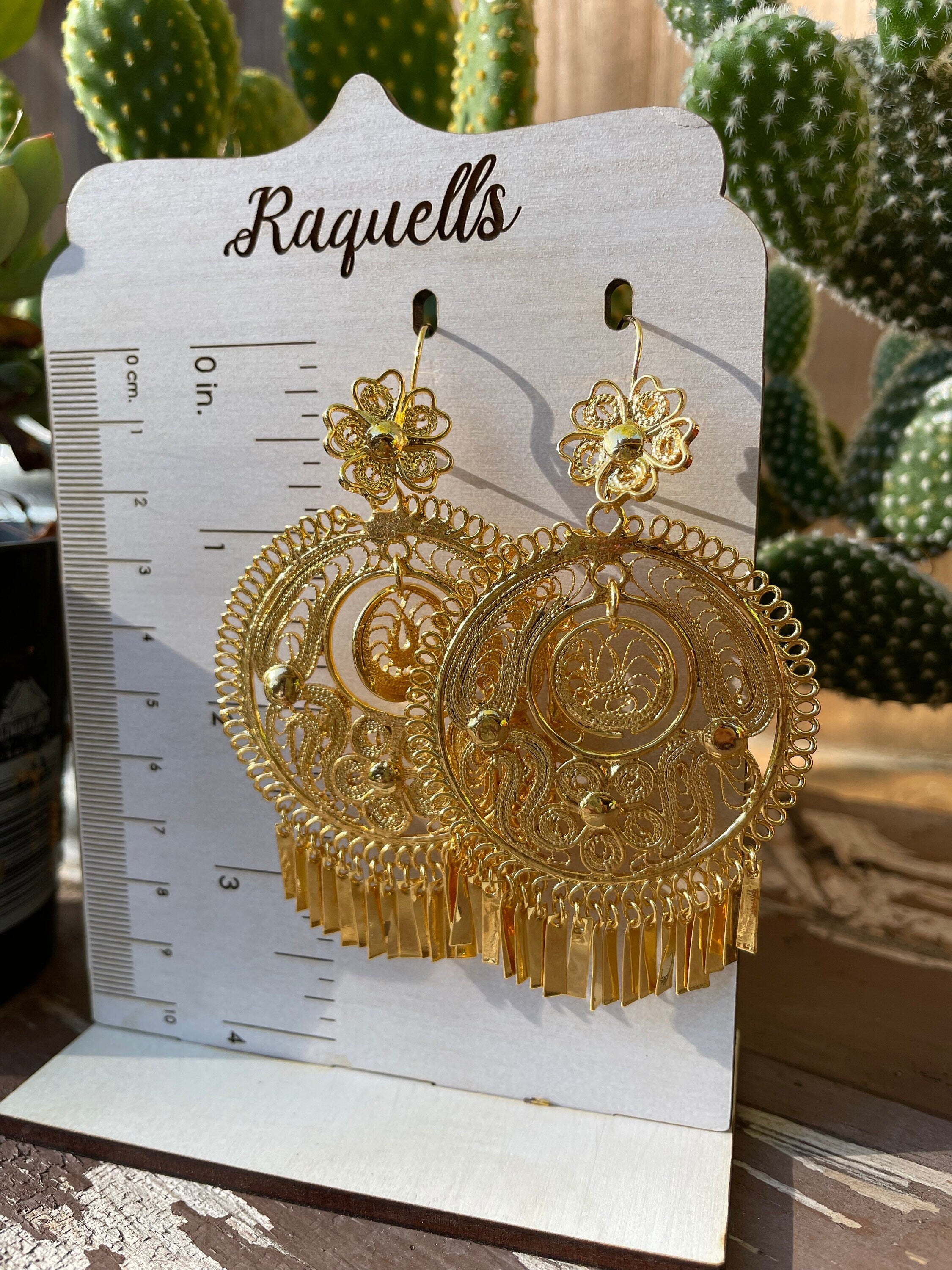 Folkloric Gold Plated Earrings