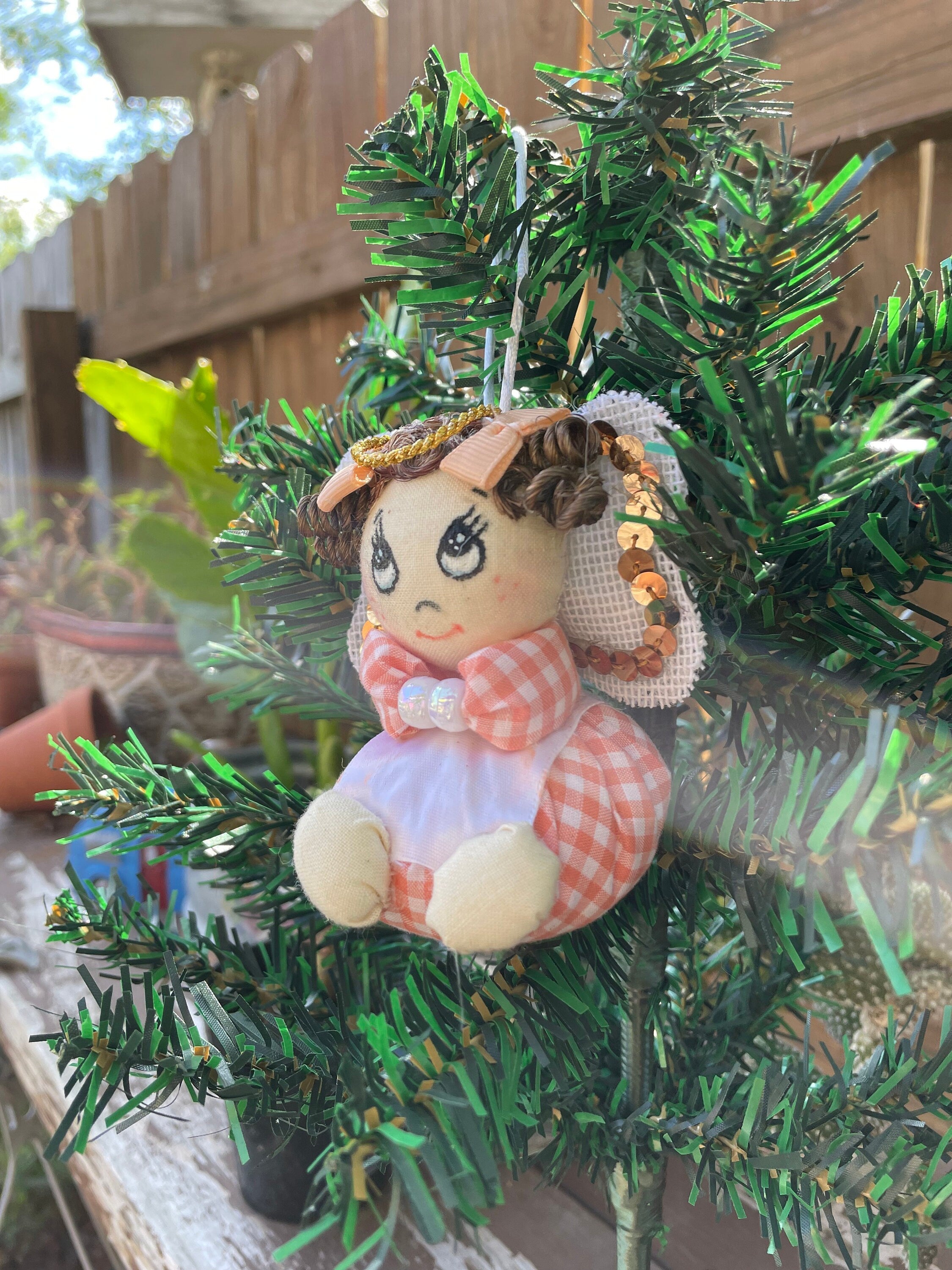 Image of Handmade Angel Christmas Ornaments - Artisan Made Ornaments