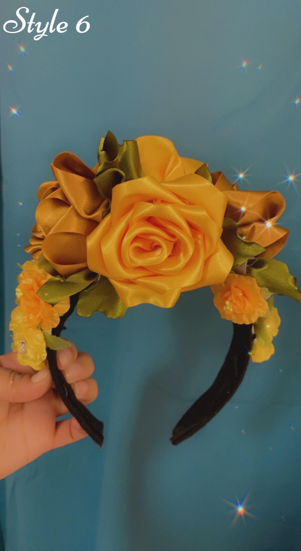 Image of Gorgeous Handmade Floral Headbands - Frida Inspired Floral Headbands