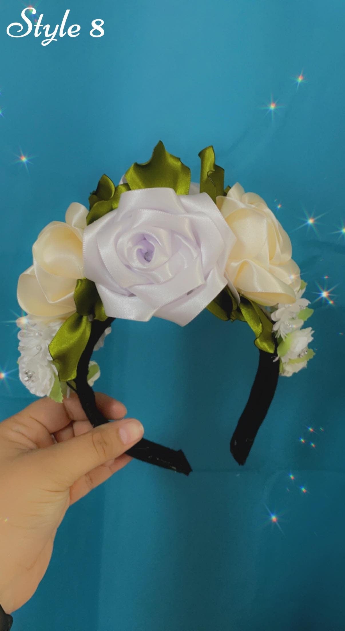 Image of Gorgeous Handmade Floral Headbands - Frida Inspired Floral Headbands