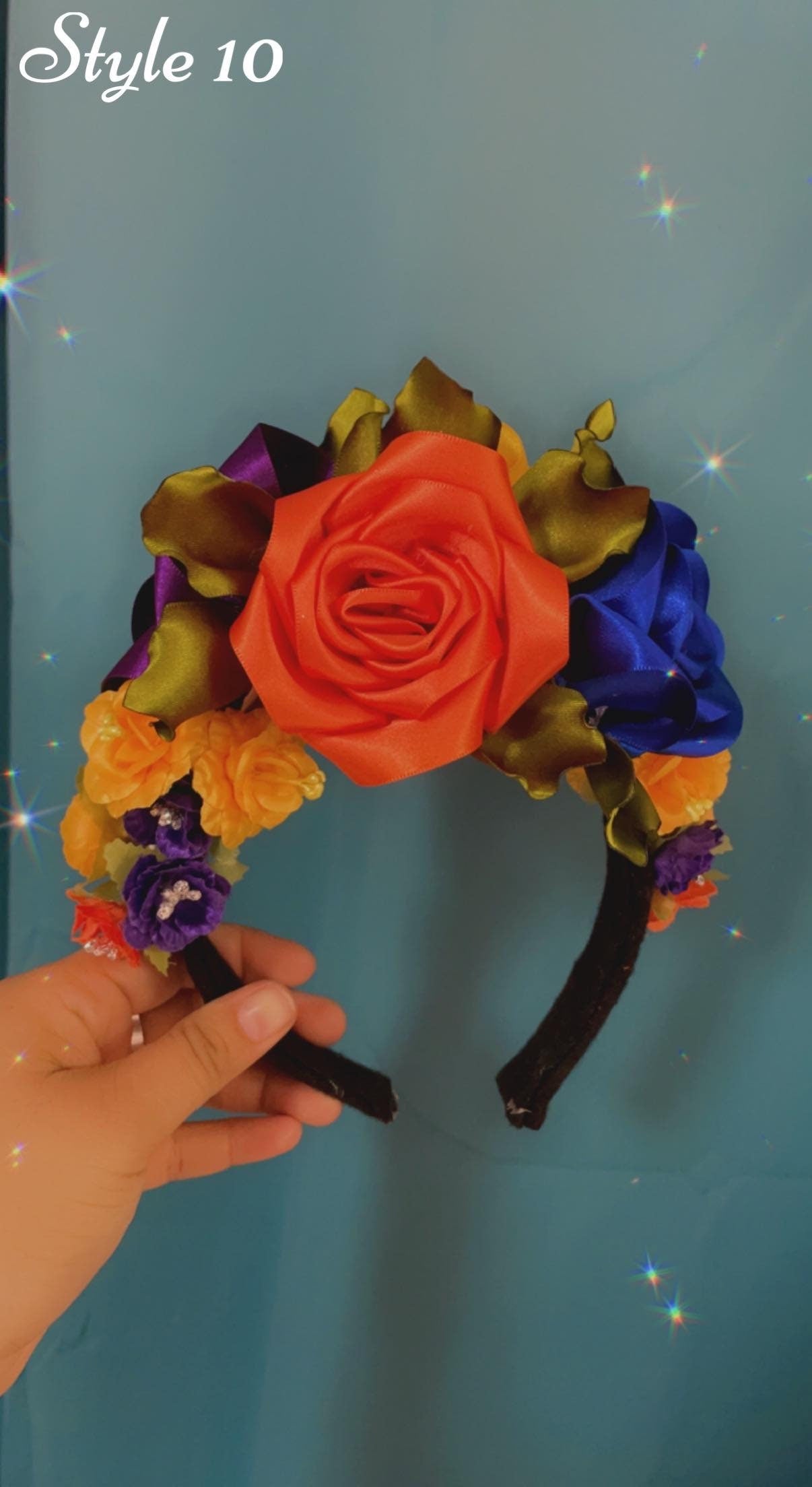 Gorgeous Handmade Floral Headbands - Frida Inspired Floral Headbands
