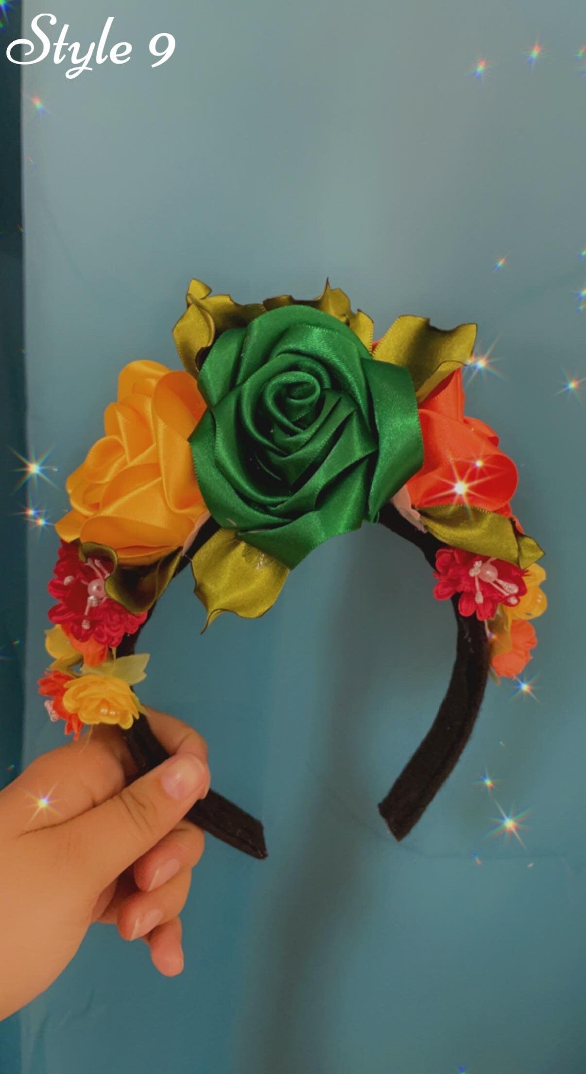 Gorgeous Handmade Floral Headbands - Frida Inspired Floral Headbands