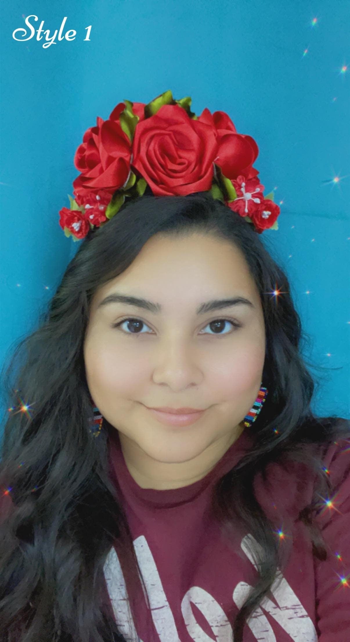 Image of Gorgeous Handmade Floral Headbands - Frida Inspired Floral Headbands