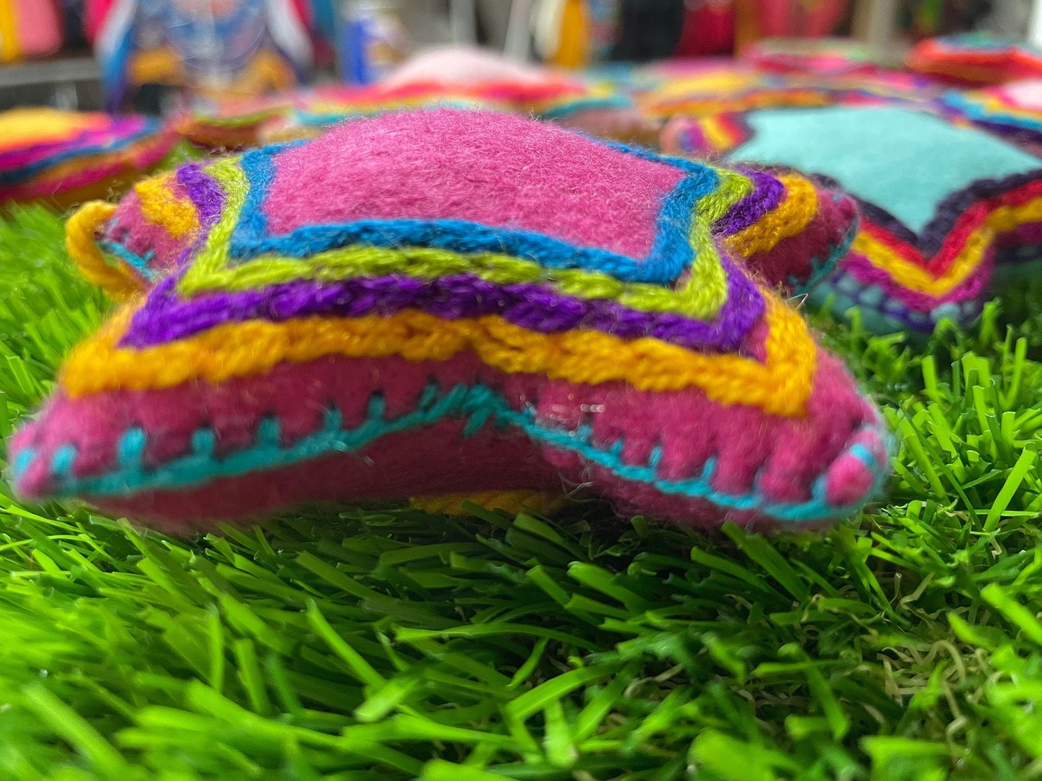 Artisan Handmade Star Tassel Charms - Handmade charms - Mexican Star Charms - Car Decor - Home Decor