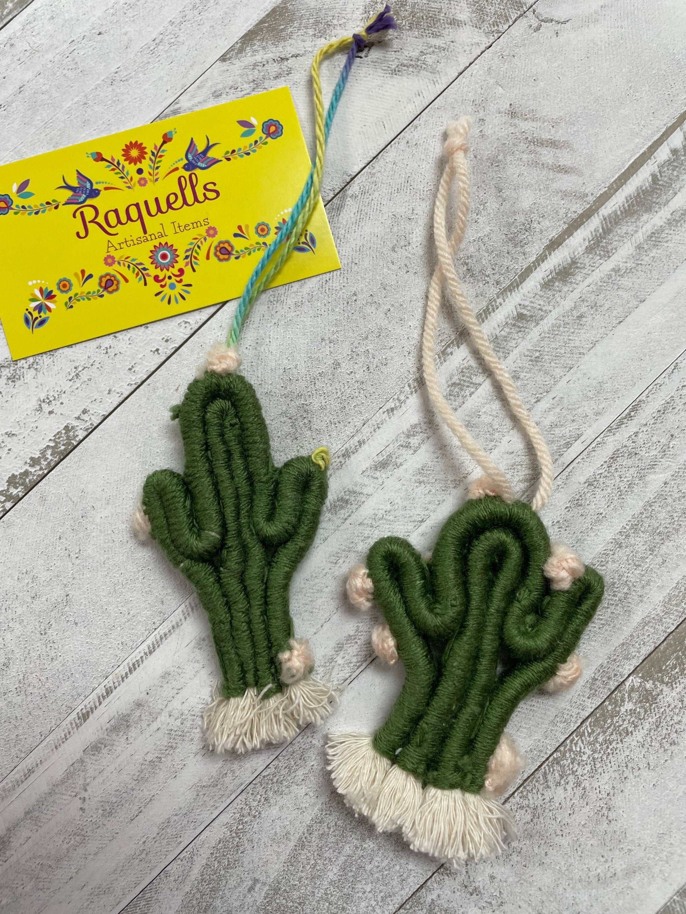 Image of Handmade Macrame Cactus tassel - Boho tassel