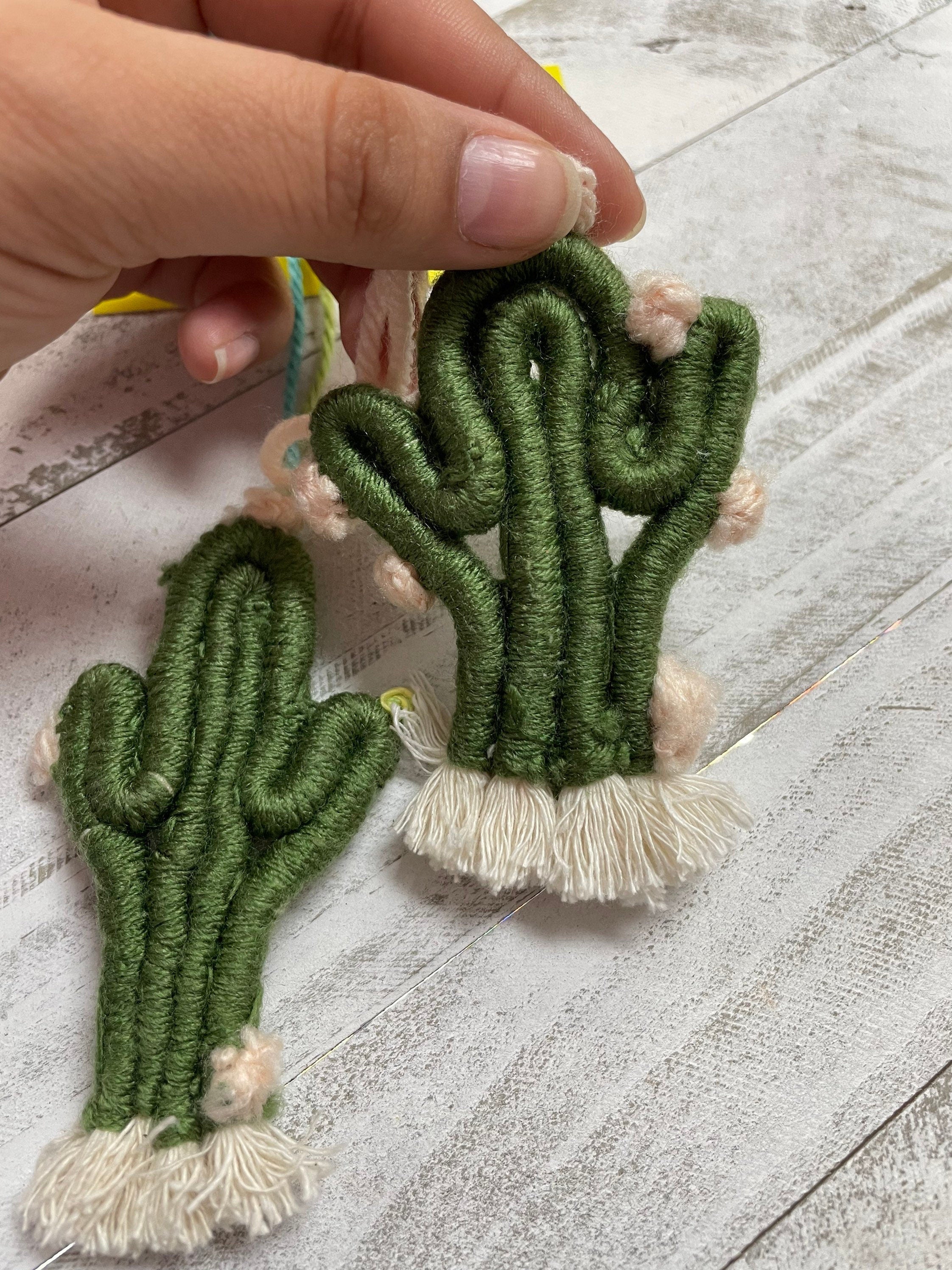 Image of Handmade Macrame Cactus tassel - Boho tassel