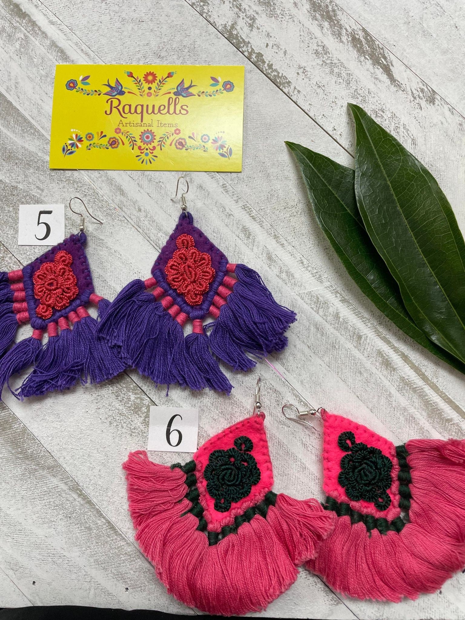 Gorgeous Artisan Made Tassel Earrings - Handmade Earrings