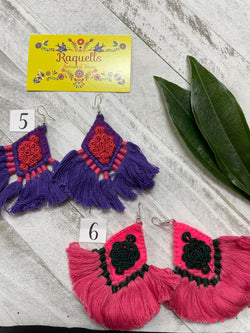 Image of Gorgeous Artisan Made Tassel Earrings - Handmade Earrings