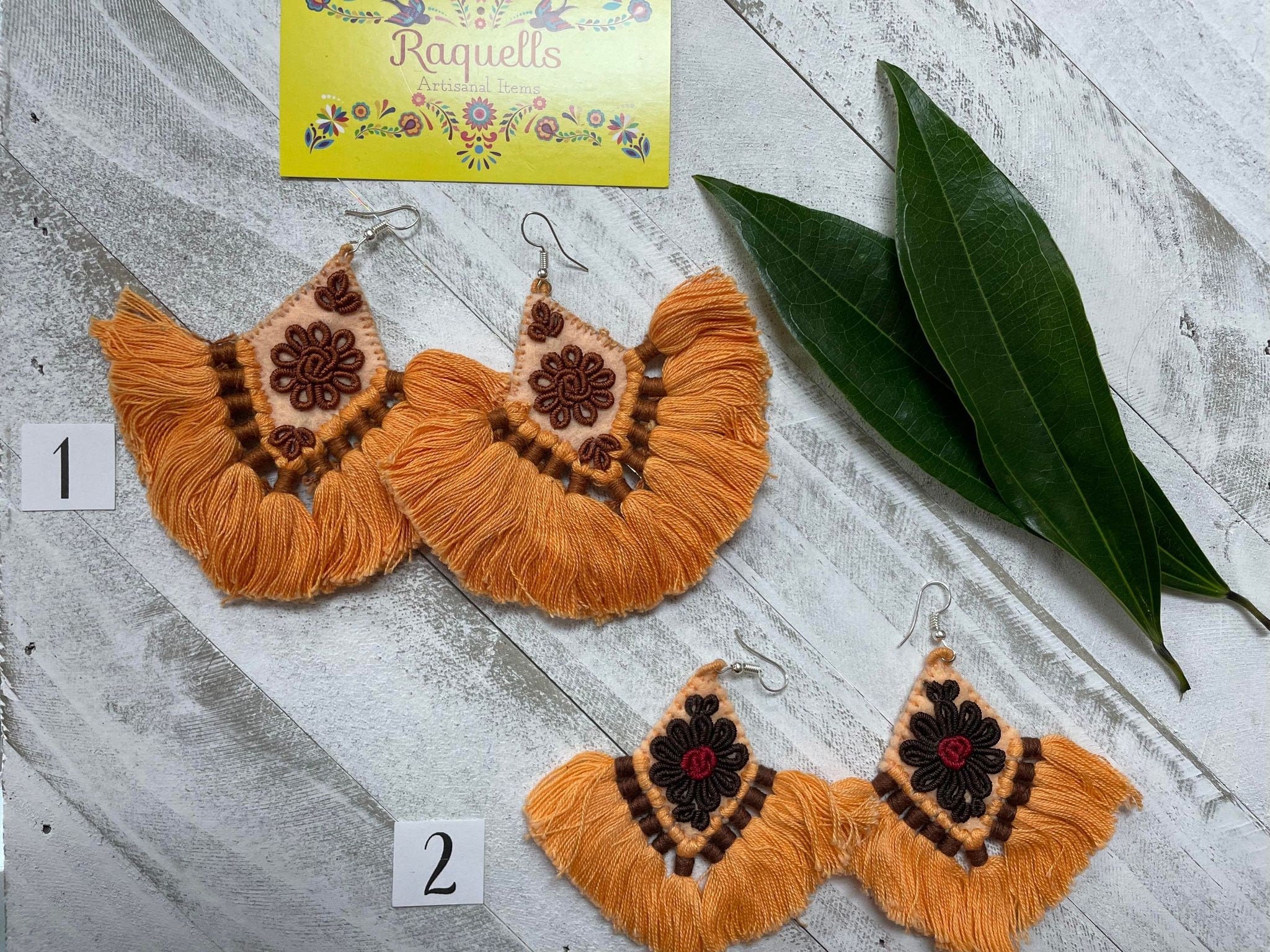 Gorgeous Artisan Made Tassel Earrings - Handmade Earrings
