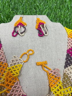 Image of Mexican Beaded Jewelry Set - 3 Piece Set