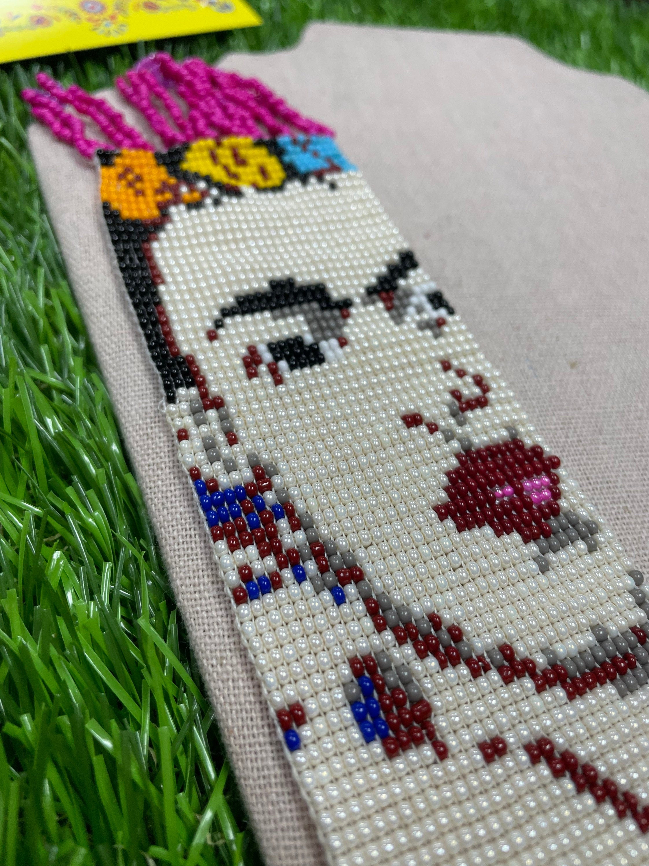 Image of Beautiful Artisanal Mexican Beaded Frida Necklace - Made by our Oaxaca Artisan Partners