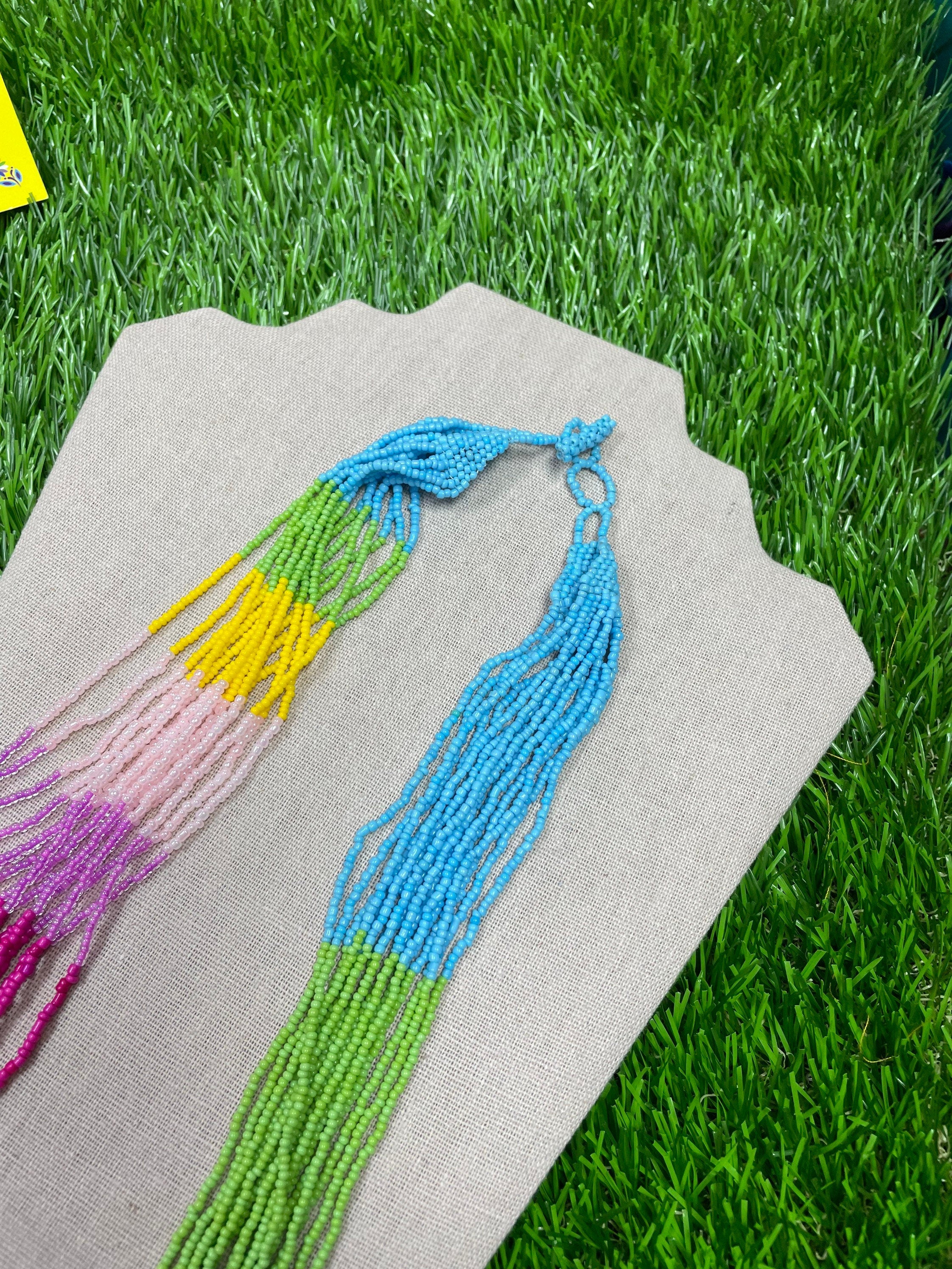 Image of Beautiful Artisanal Mexican Beaded Frida Necklace - Made by our Oaxaca Artisan Partners