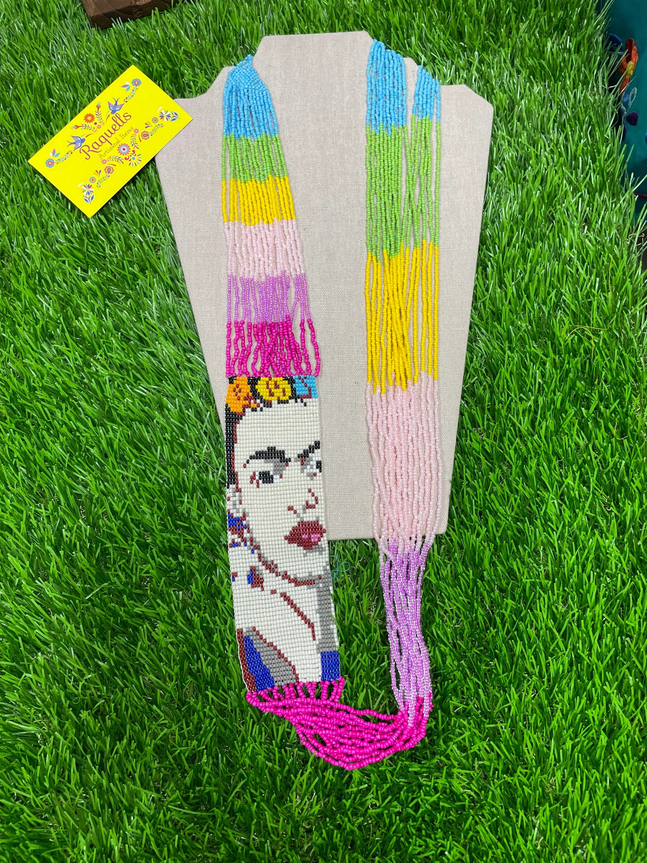 Mexican Beaded Frida Necklace
