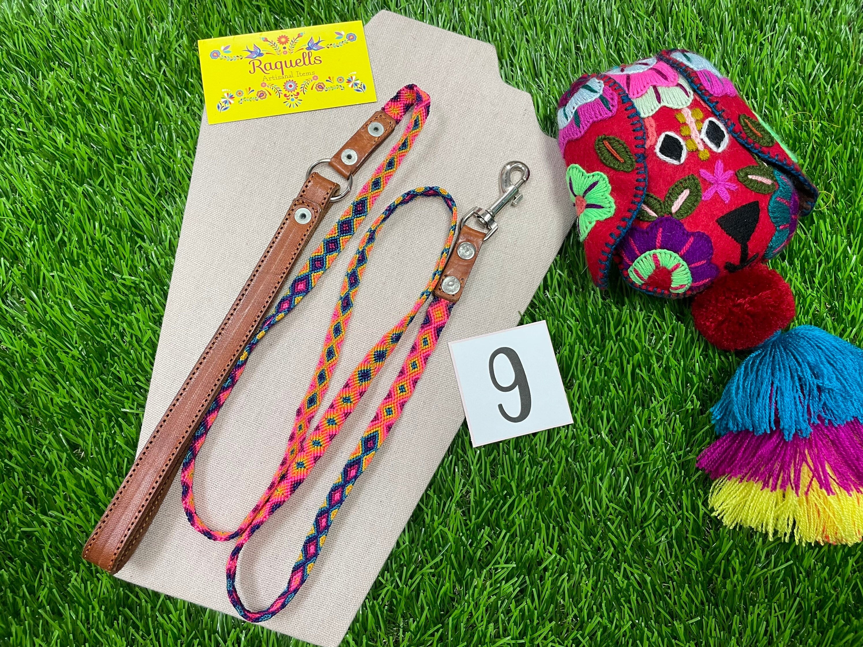 Image of Mexican X-Small/Small Breed Dog Leashes - Artisanal Handmade Dog Leashes