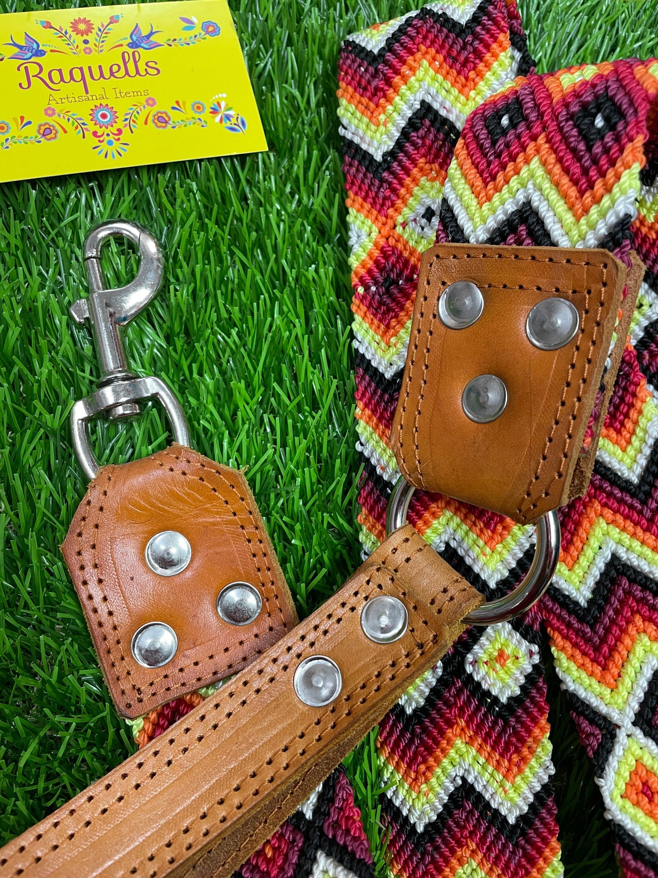 Image of Mexican Large/XLarge Breed Dog Leashes - Artisanal Handmade Dog Leashes