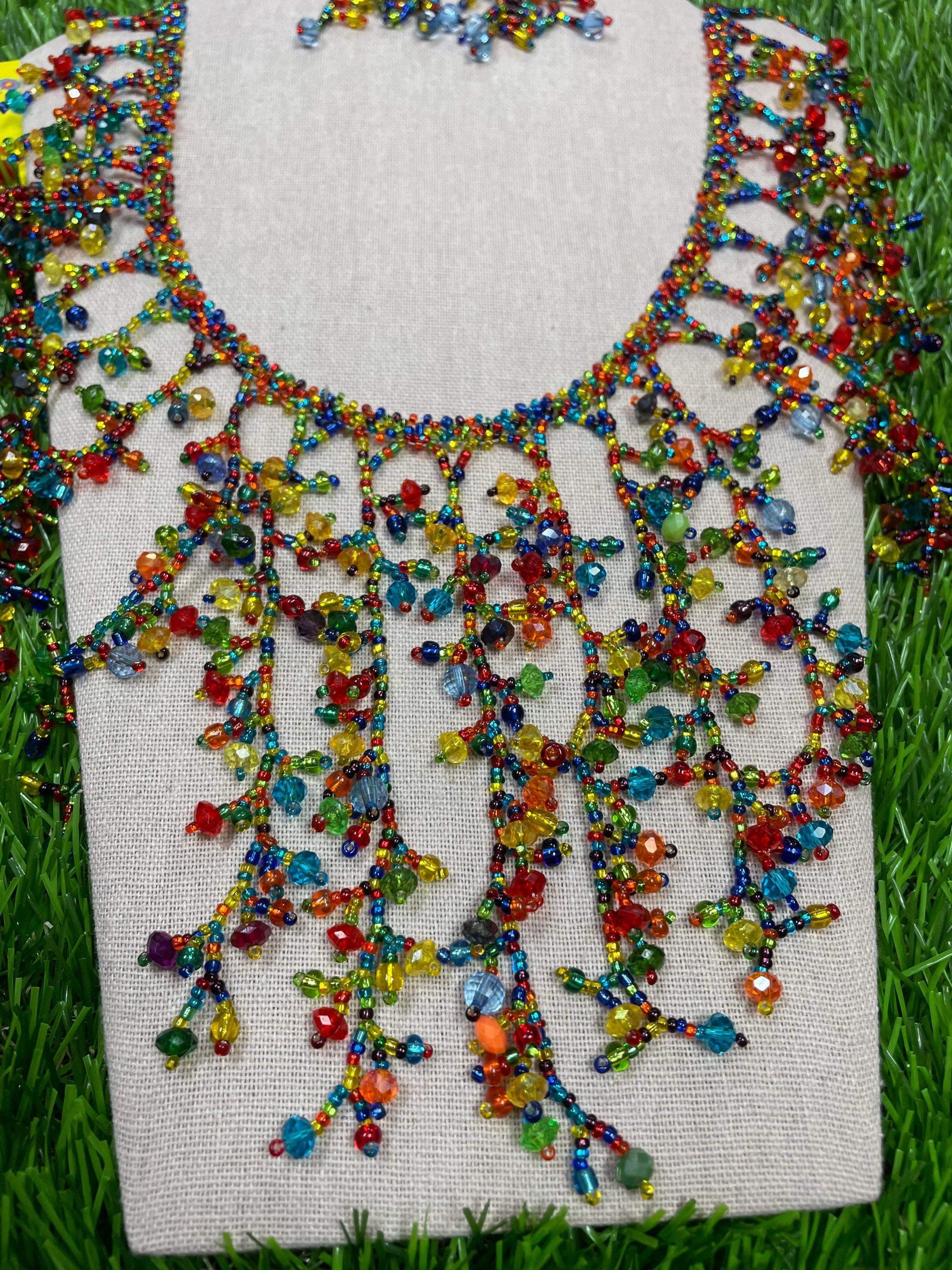 Beautiful Artisanal Mexican Beaded Jewelry Set - 3 Piece Set - Made by our Oaxaca Artisan Partners