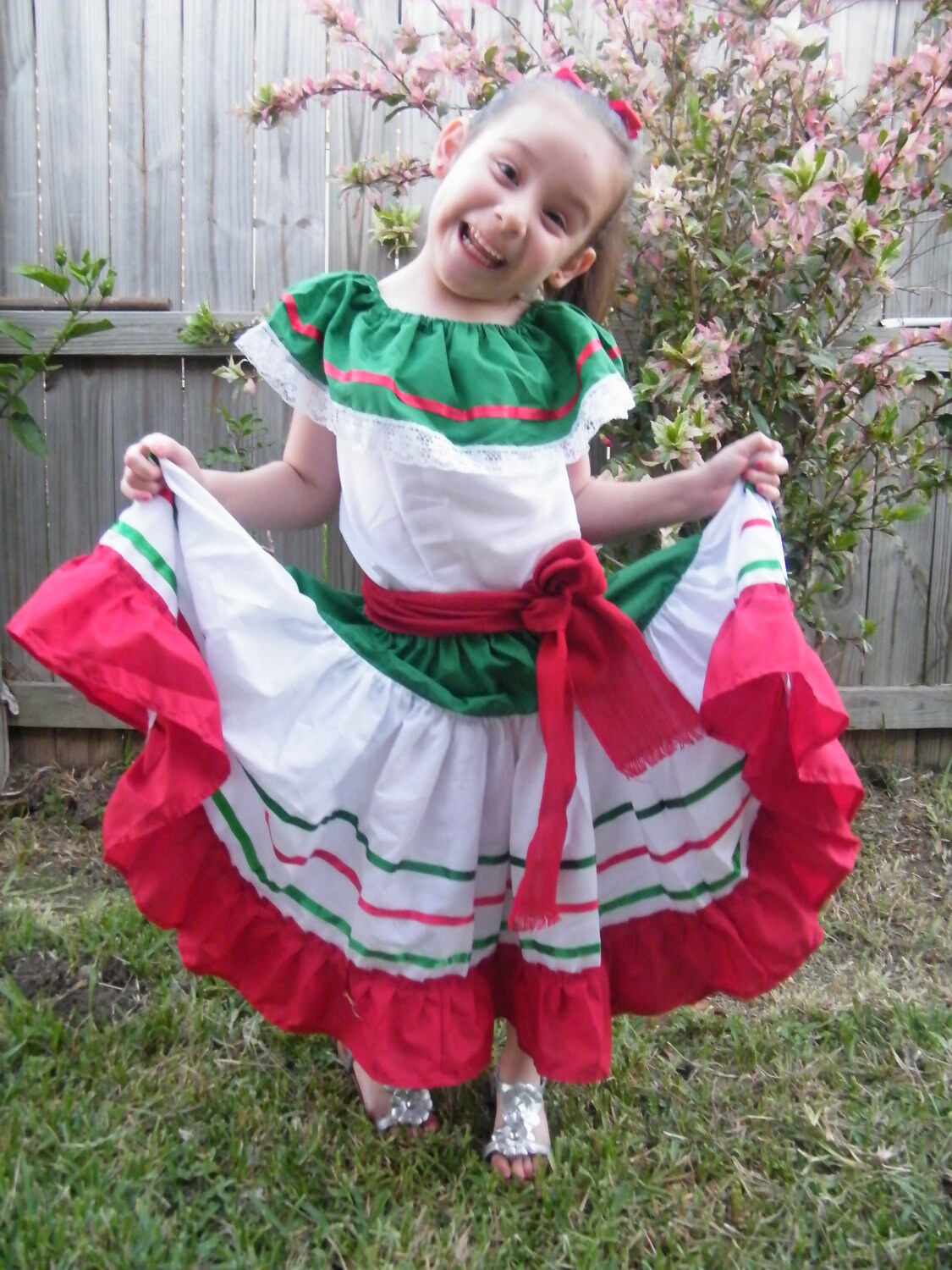 Image of 3 Piece Tri-Color Dance / Folk Outfit