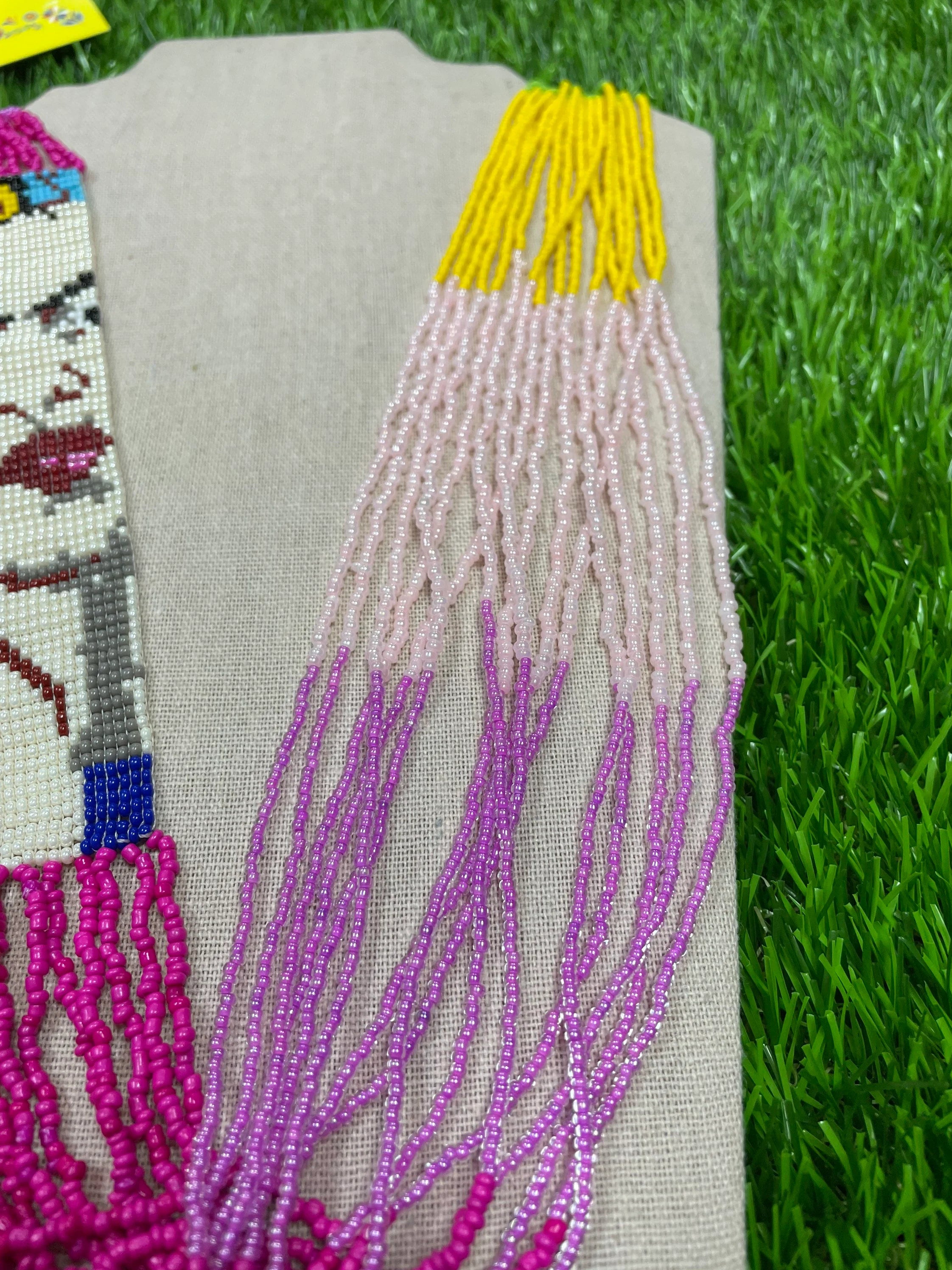 Mexican Beaded Frida Necklace