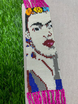 Image of Mexican Beaded Frida Necklace