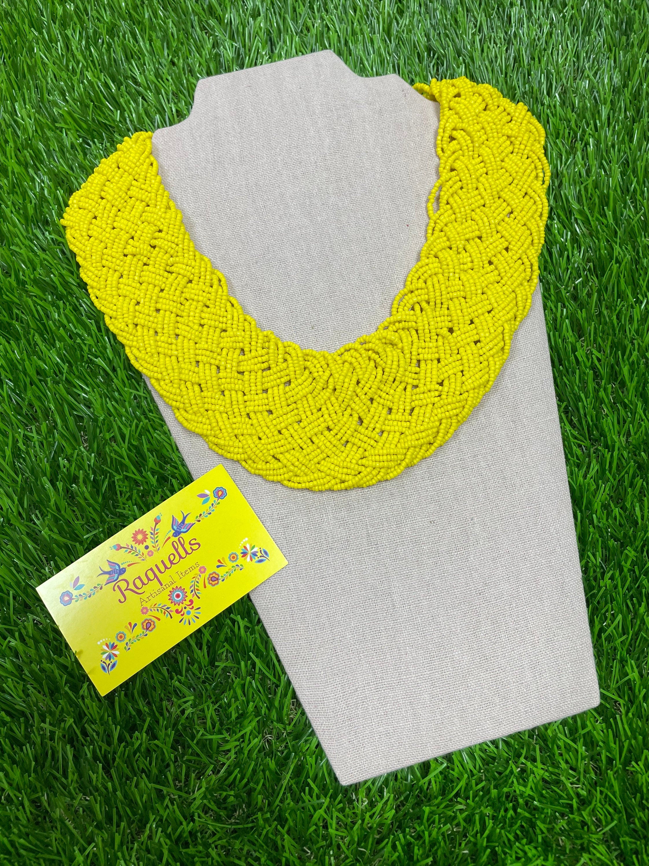 Image of Beautiful Artisanal Mexican Chunky Beaded Necklace - Made by our Oaxaca Artisan Partners