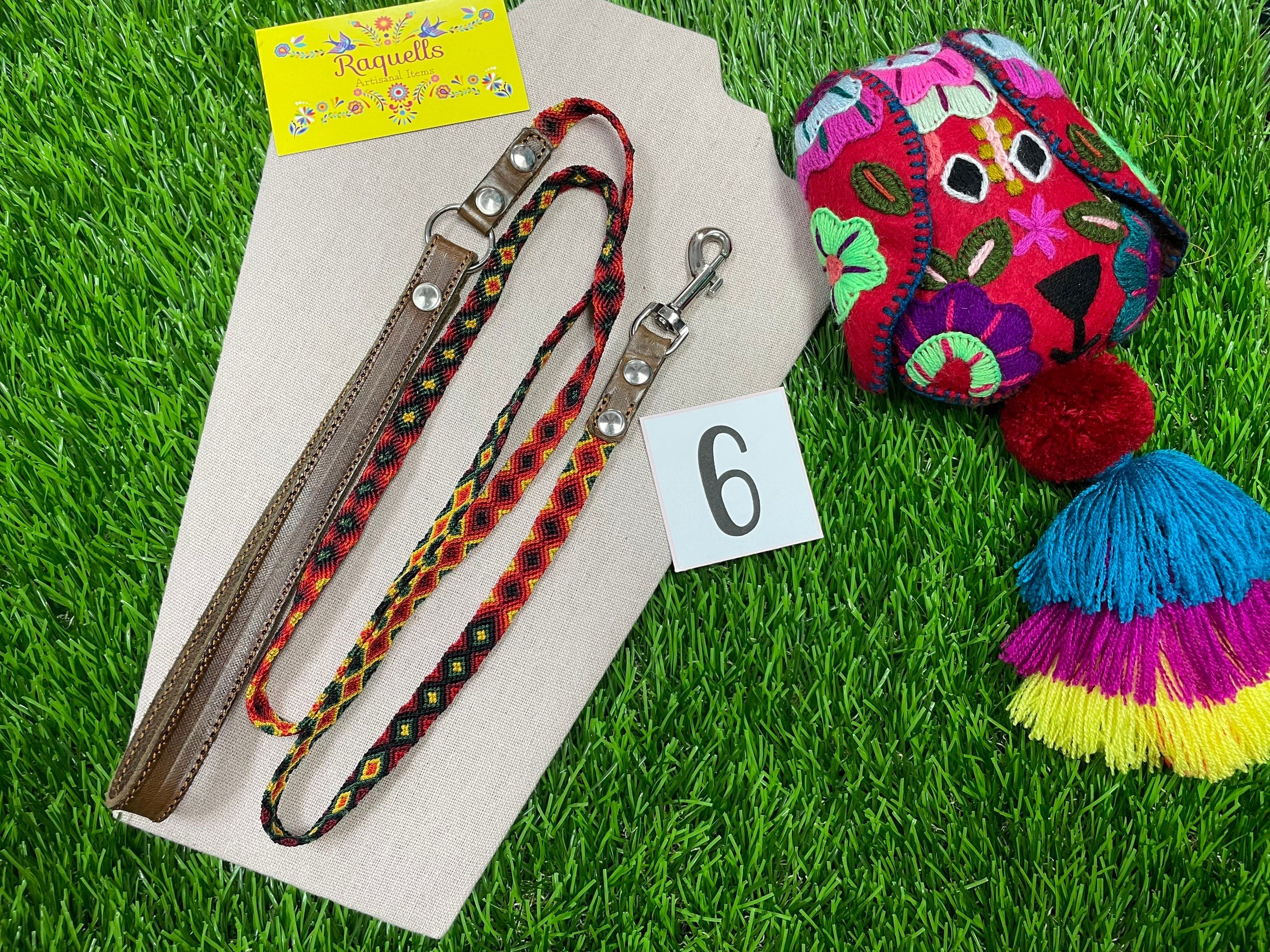 Image of Mexican X-Small/Small Breed Dog Leashes - Artisanal Handmade Dog Leashes