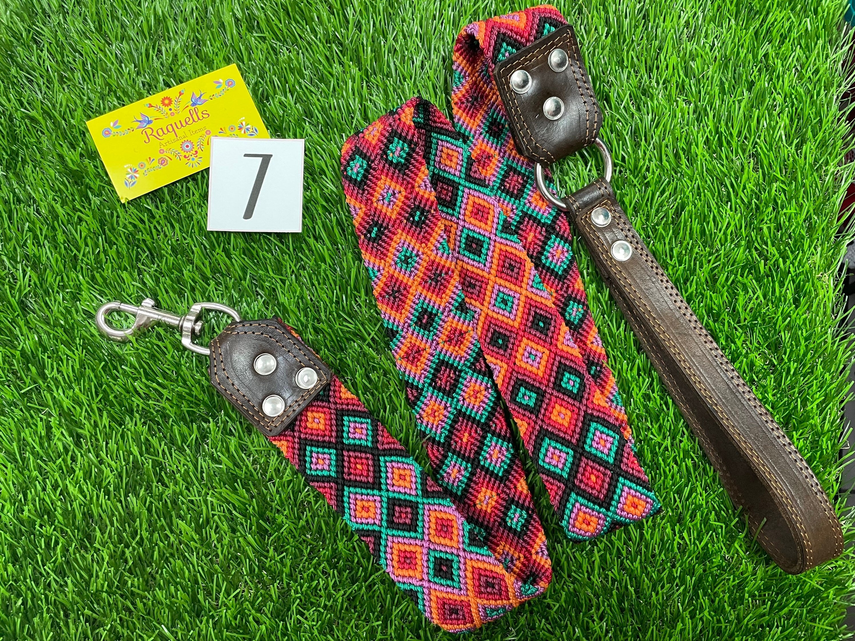 Image of Mexican Large/XLarge Breed Dog Leashes - Artisanal Handmade Dog Leashes